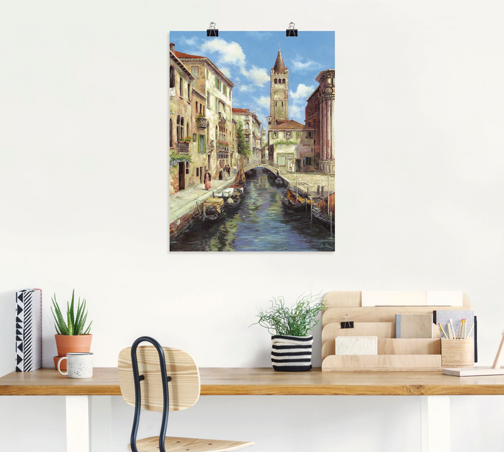 Artland Wandbild "Venedig", Venedig, (1 St.), als Leinwandbild, Poster in v günstig online kaufen