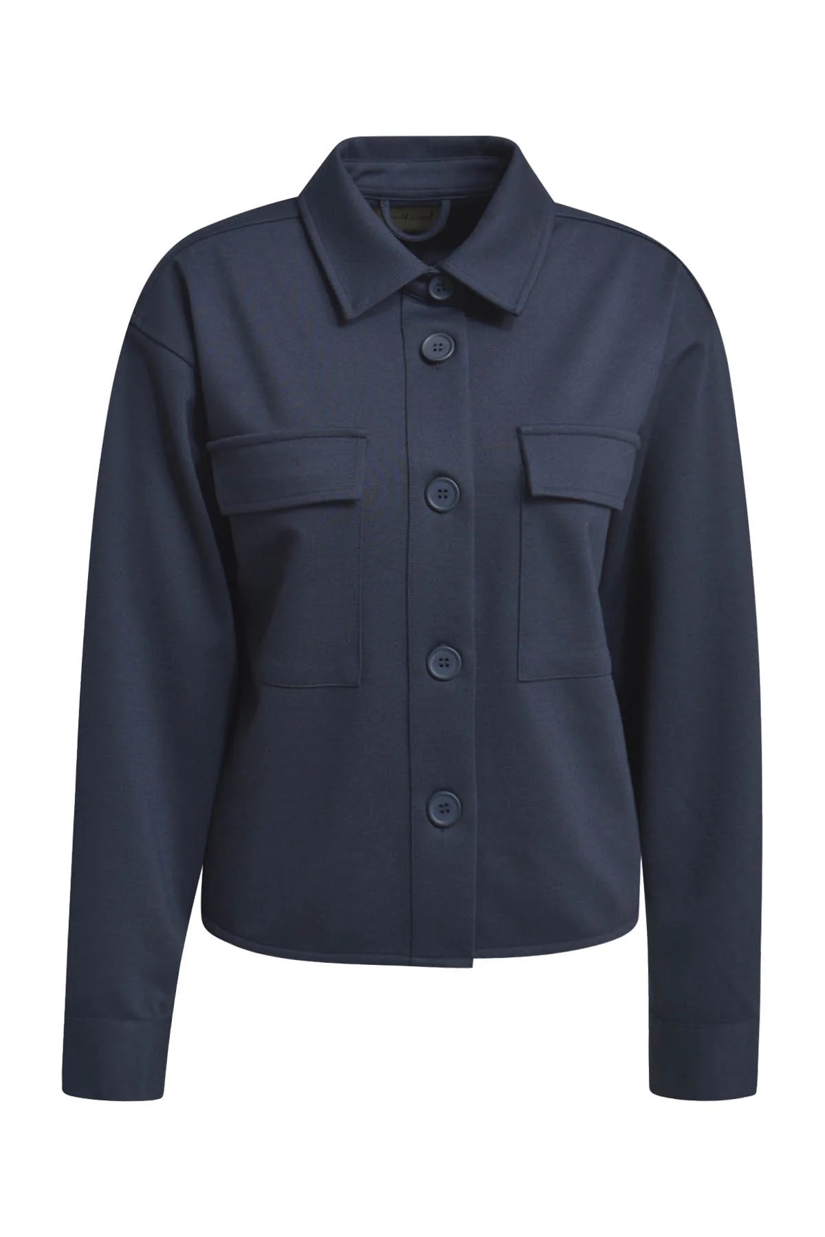 Smith & Soul Hemdjacke mit aufgesetzten Taschen, Jersey