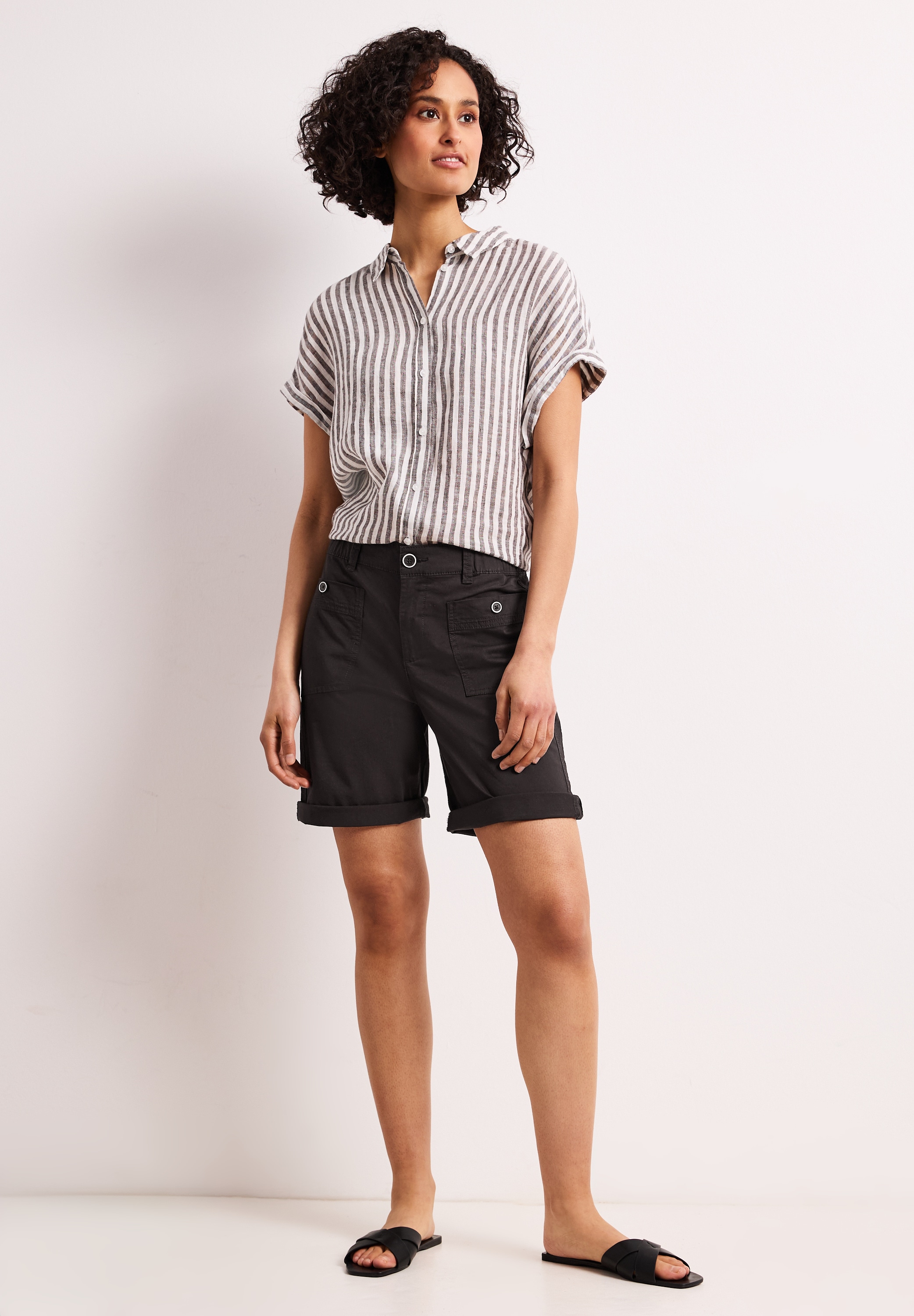 STREET ONE Shorts  mit Elastikbund