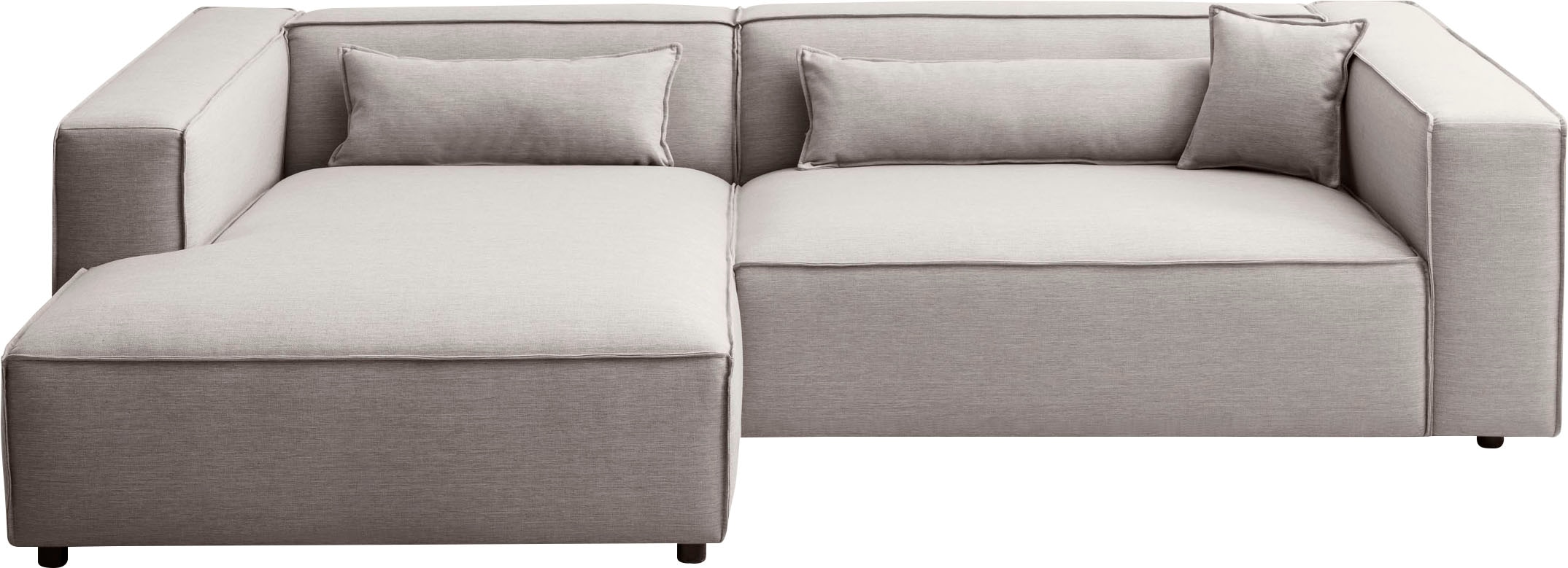 LeGer Home by Lena Gercke Ecksofa "PIARA XXL, Big-Sofa in Cord oder Leineno günstig online kaufen