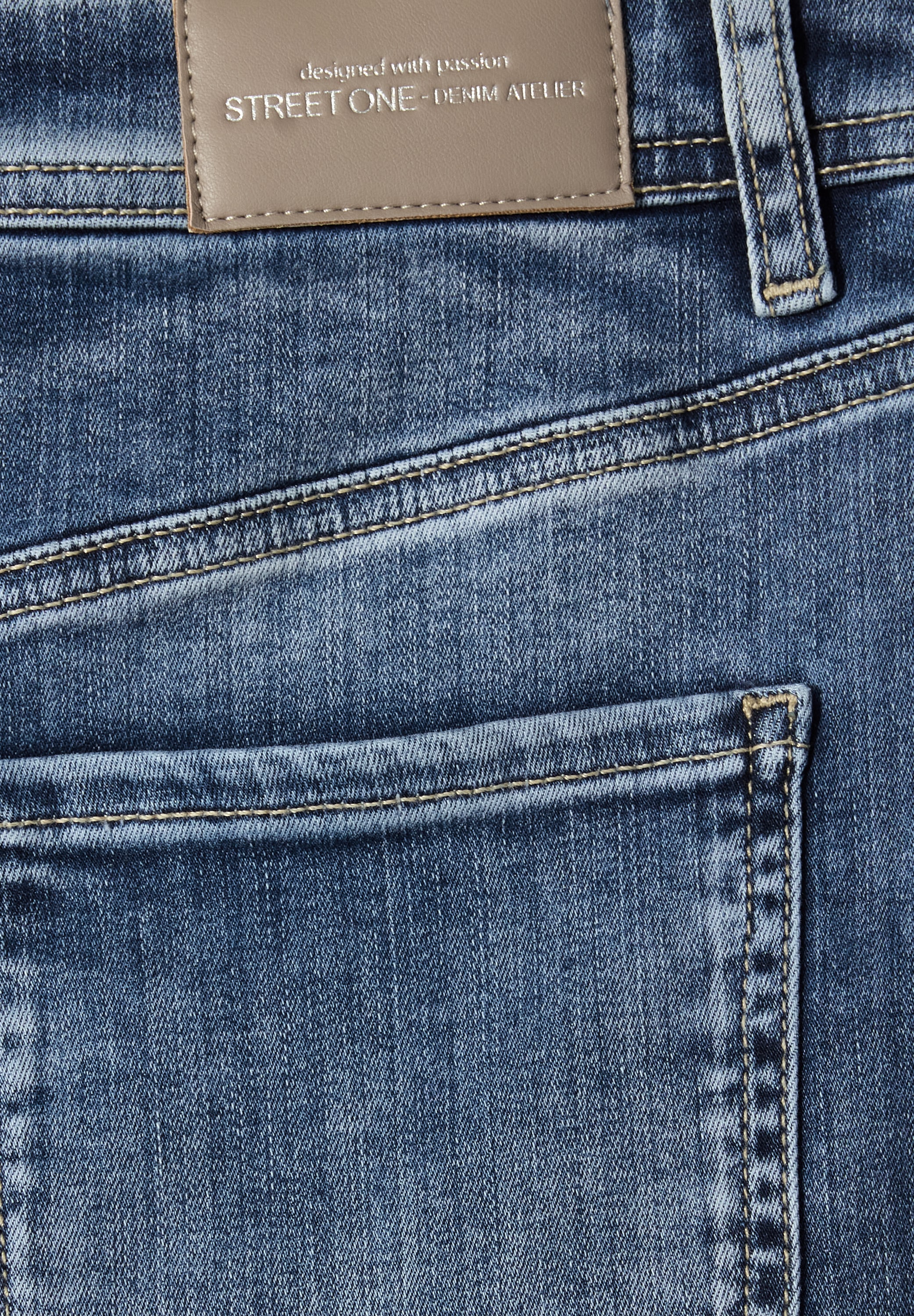 STREET ONE Jeansrock High Waist
