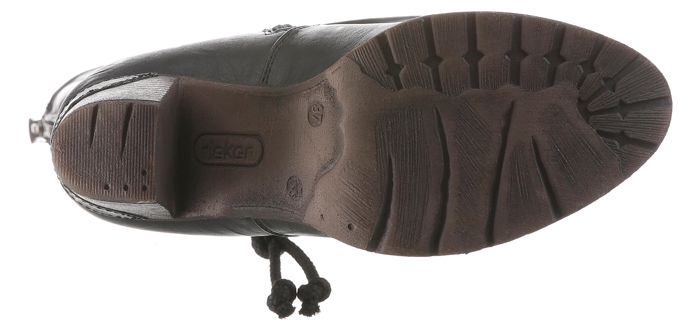 Rieker Stiefel, Langschaftstiefel, mit Zierbänder, XL-Schaft