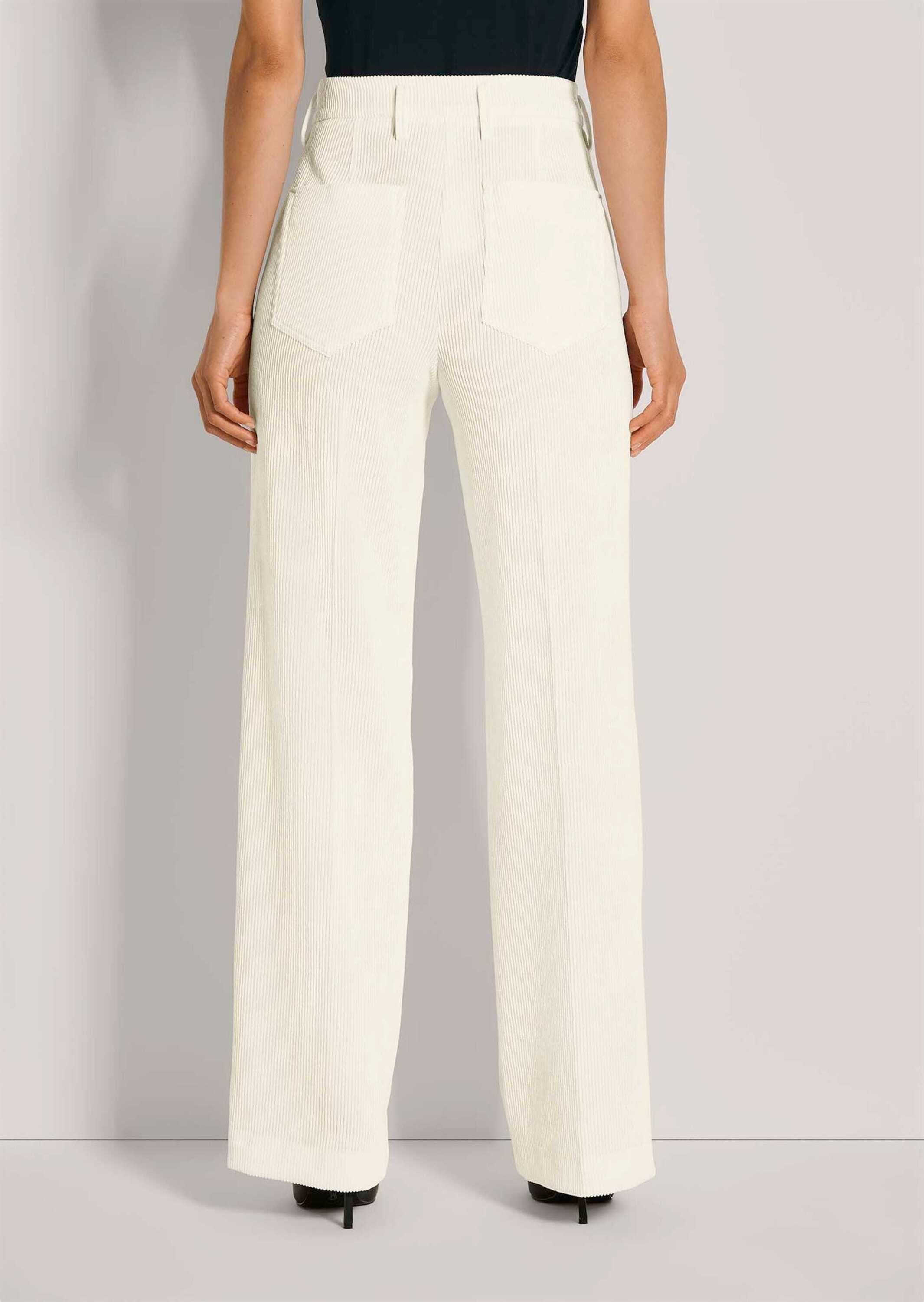 MADELEINE Cordhose »Cordhose Weite Cordhose mit Bügelfalten«