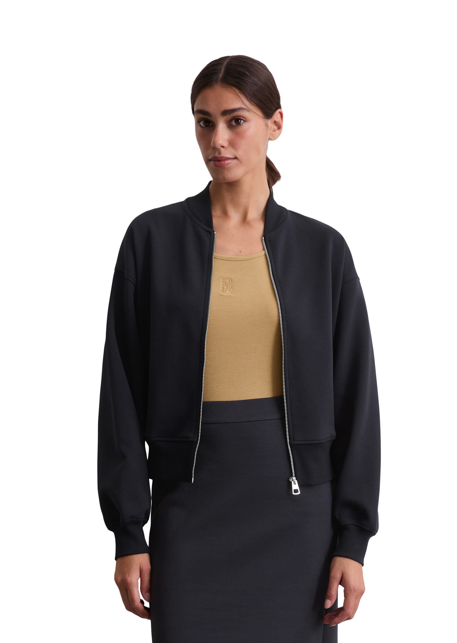 Marc OPolo Sweatjacke "aus Interlock-Jersey" günstig online kaufen