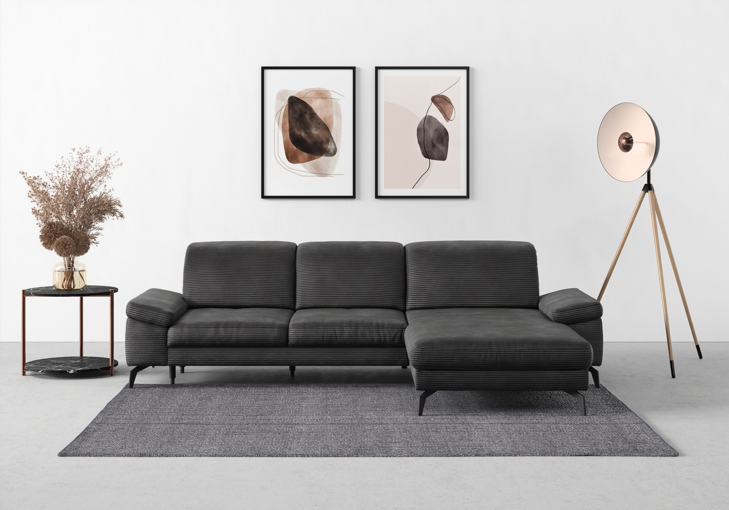 sit&more Ecksofa "Cabana L-Form" Recamiere, wahlweise mit Sitztiefen-, Arml günstig online kaufen