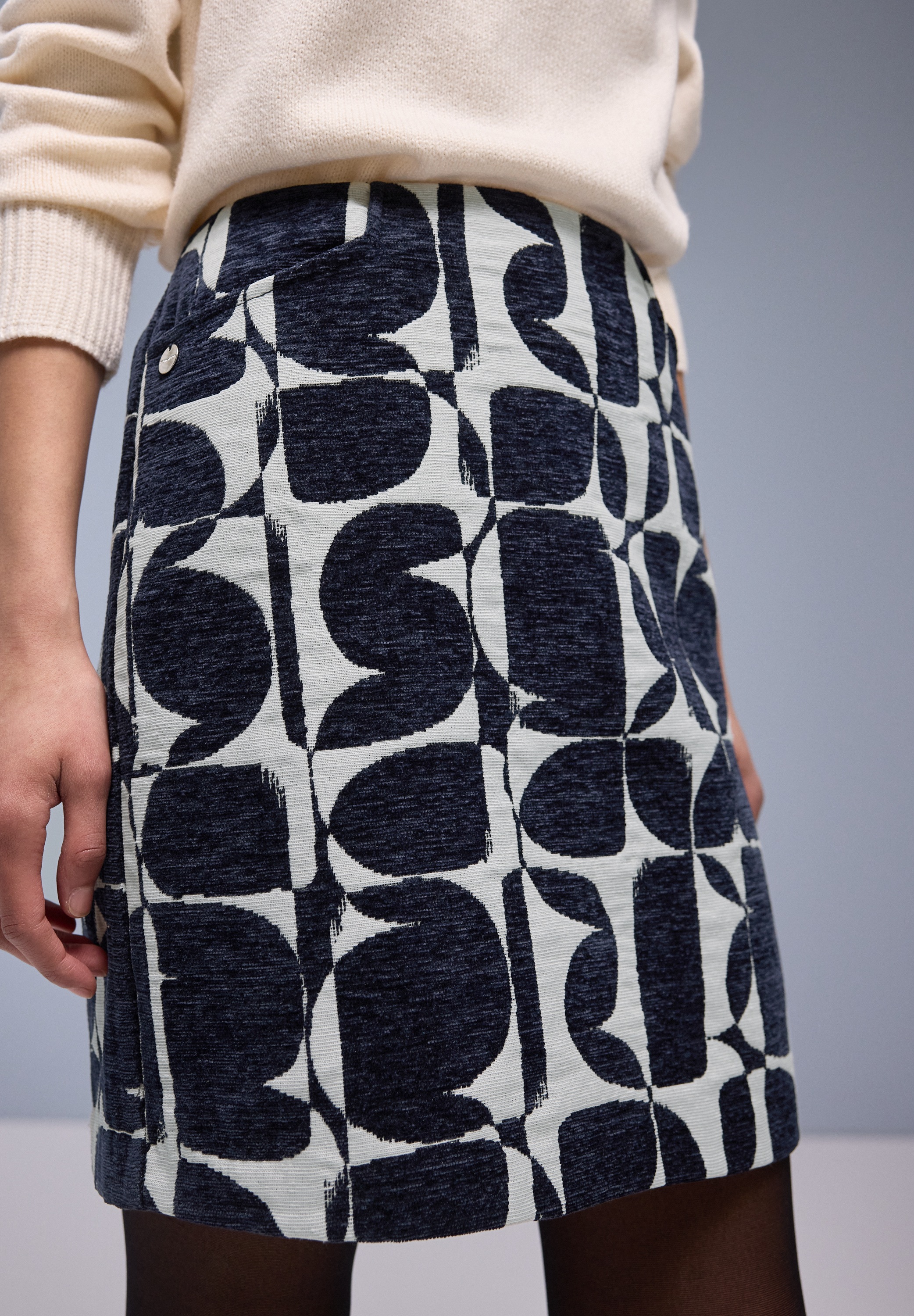 STREET ONE Minirock Middle Waist günstig online kaufen