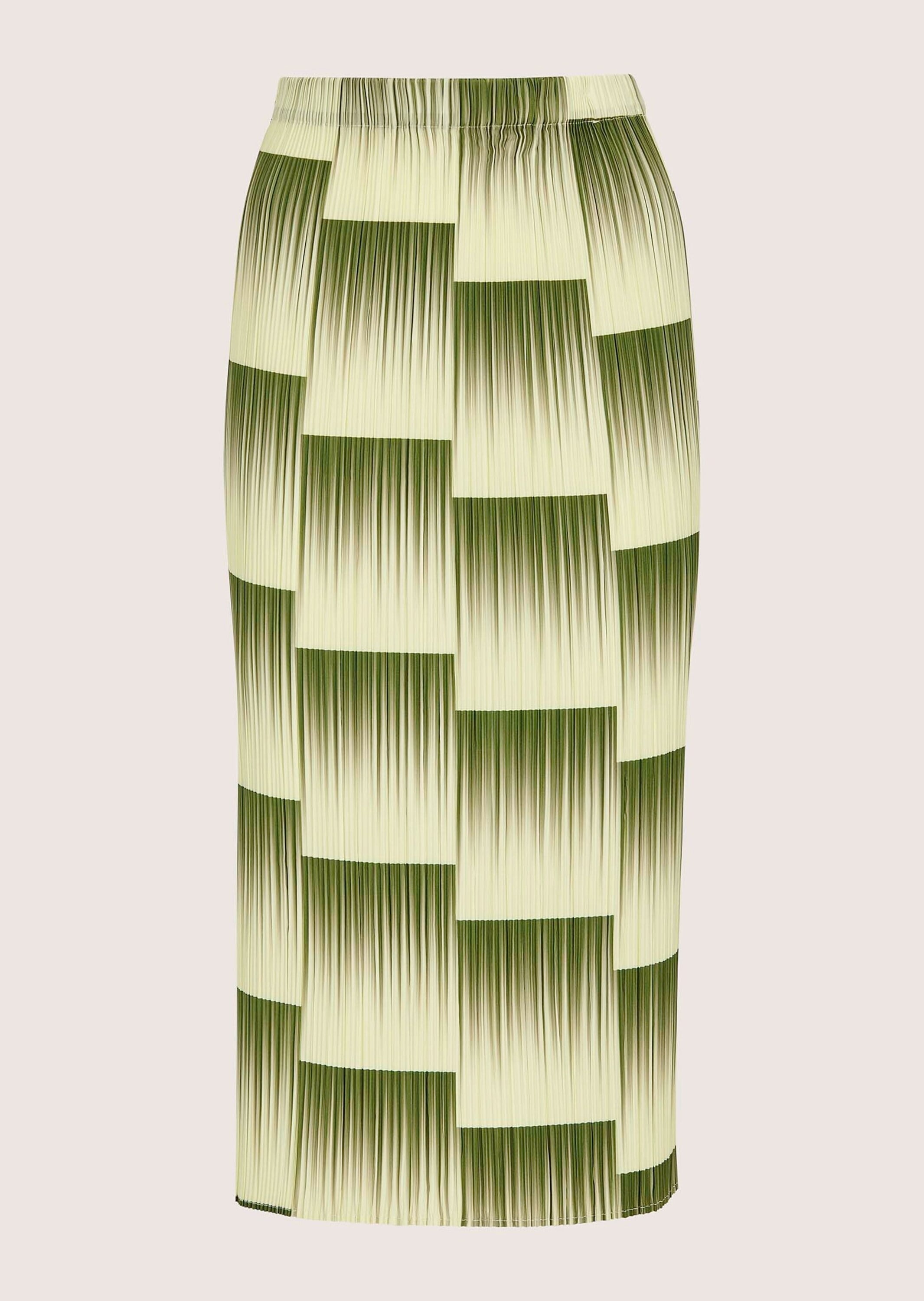 MADELEINE Midirock "Midirock Plisseerock mit grafischem Muster" Plissee-Dru günstig online kaufen