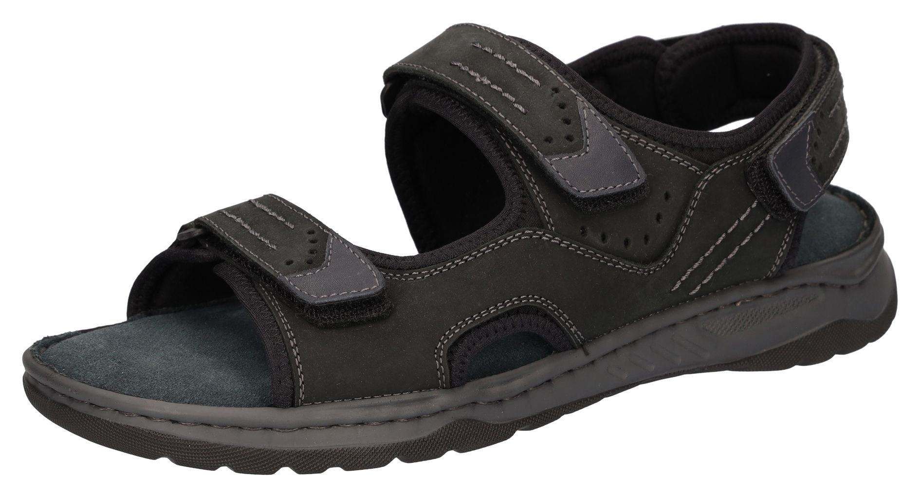 Mustang Shoes Trekkingsandale, Sommerschuh, Klettschuh mit weicher Innensohle