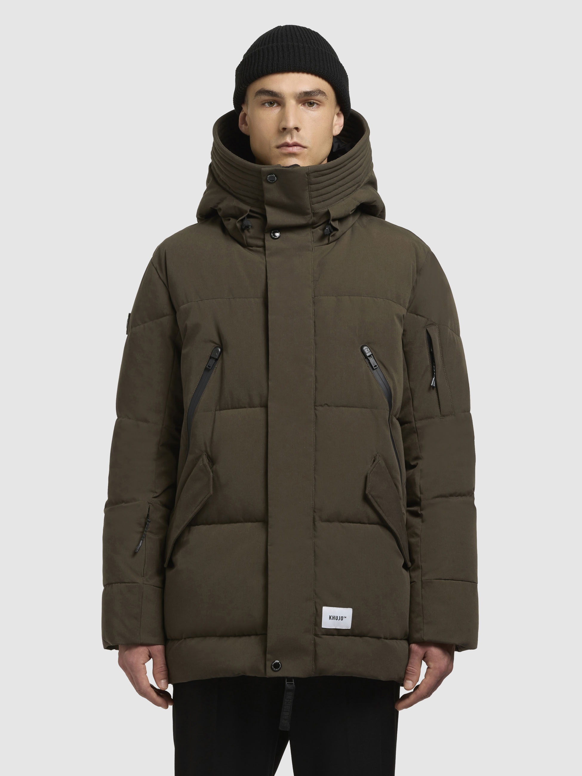 khujo Steppjacke »KANF«, mit Kapuze