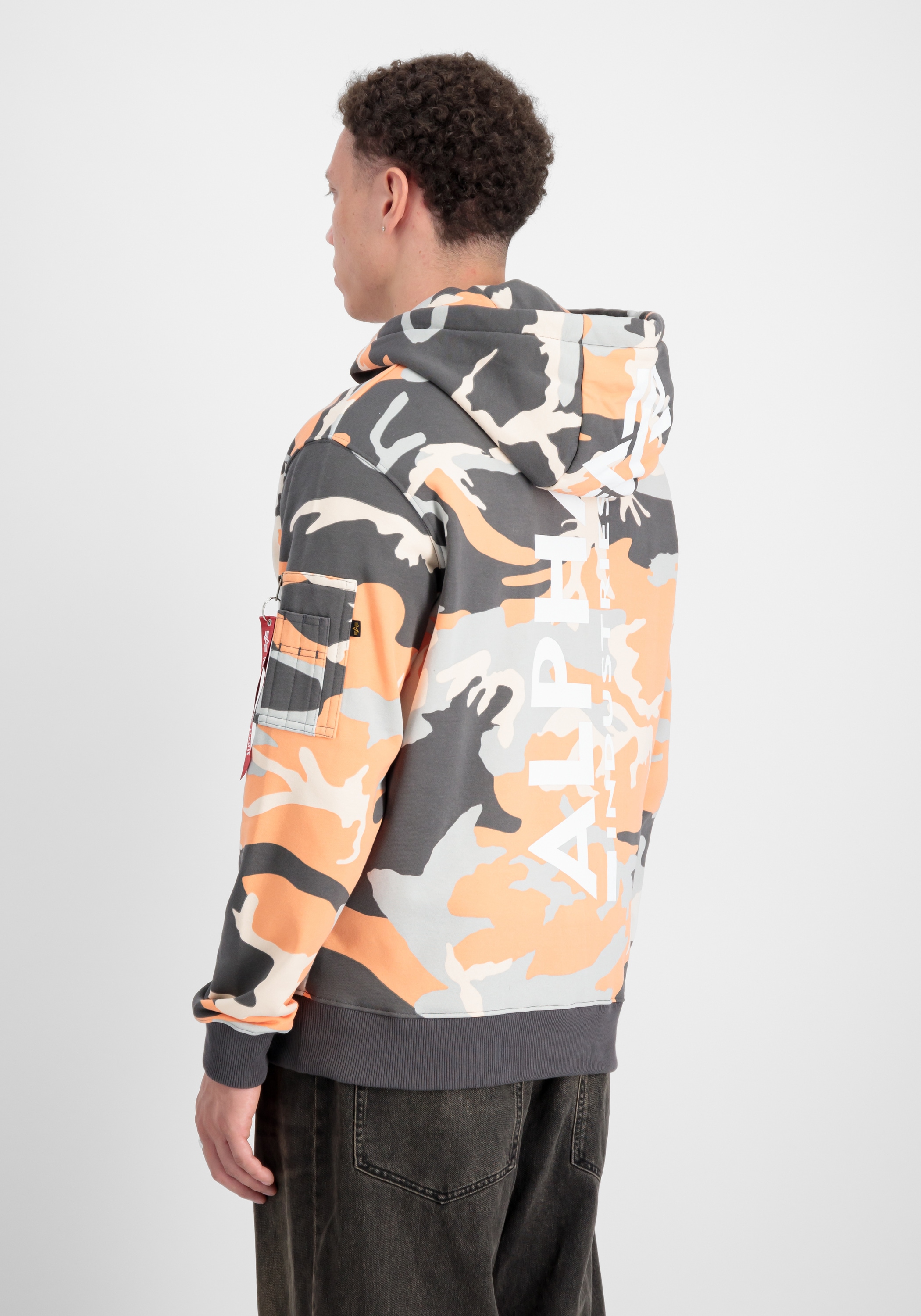 Alpha Industries Hoodie »Alpha Industries Men - Hoodies Back Print Hoodie Camo«