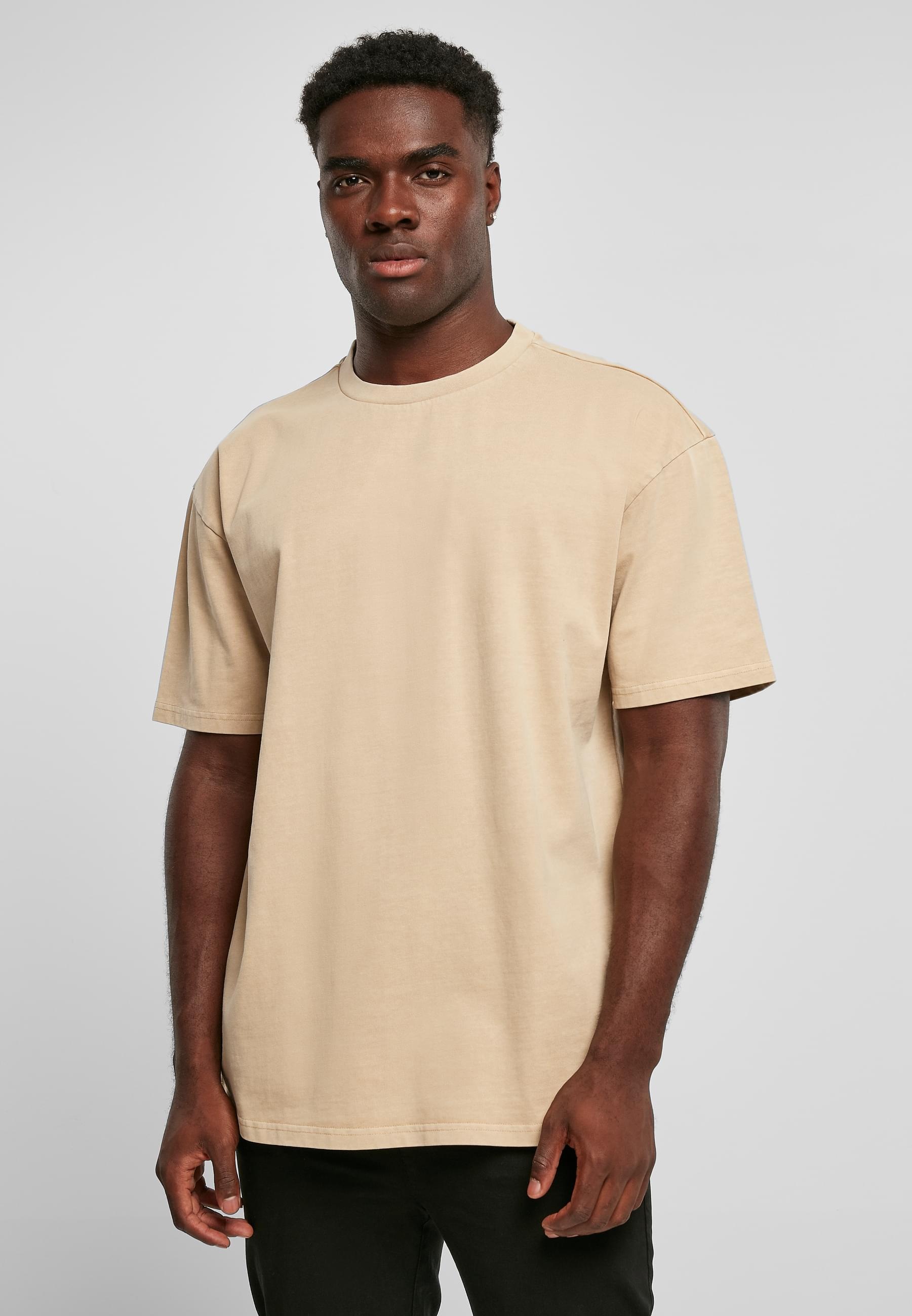 URBAN CLASSICS Kurzarmshirt »Urban Classics Herren Heavy Oversized Garment Dye Tee«