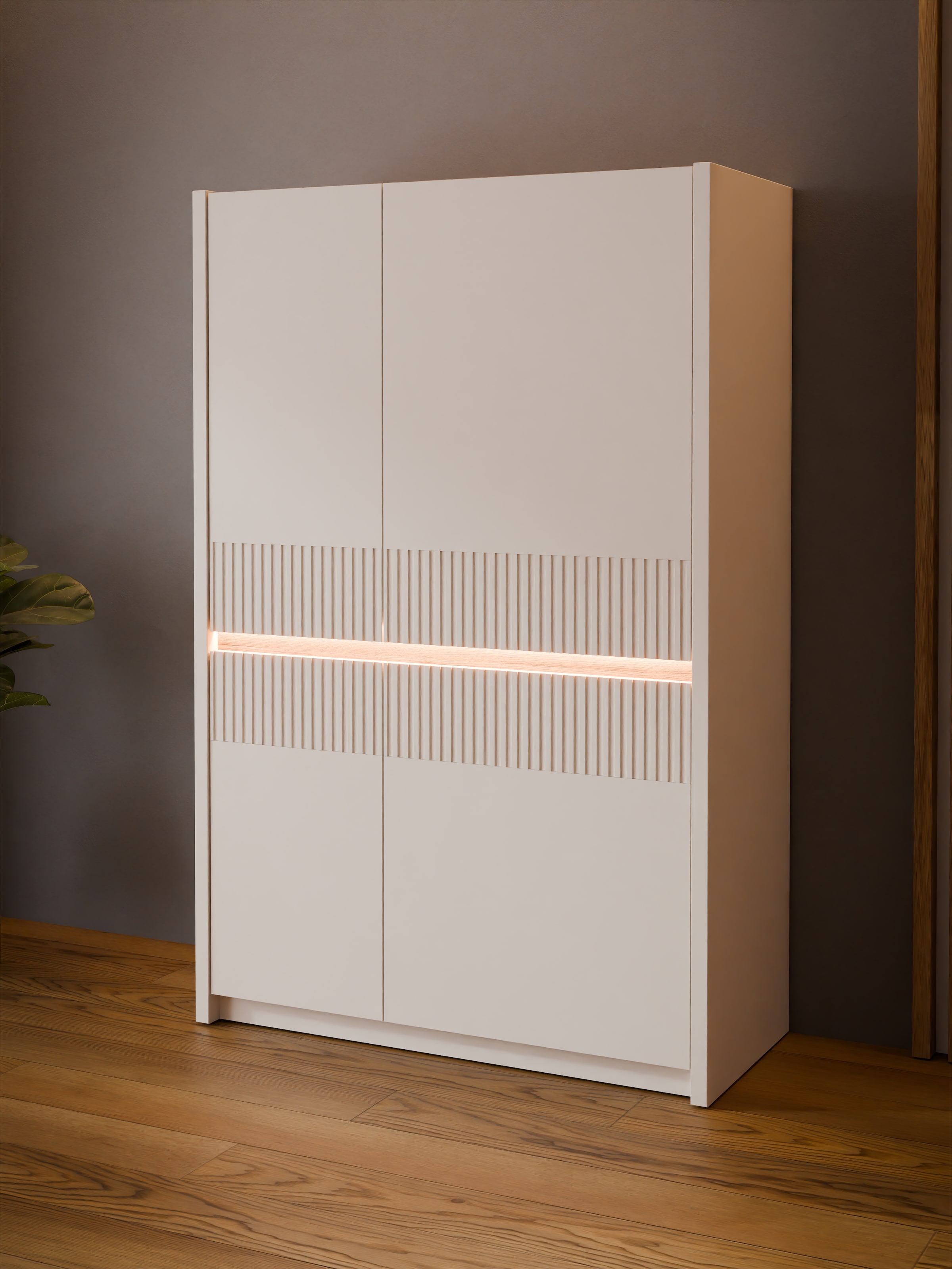 FORTE Highboard »Oak Square«