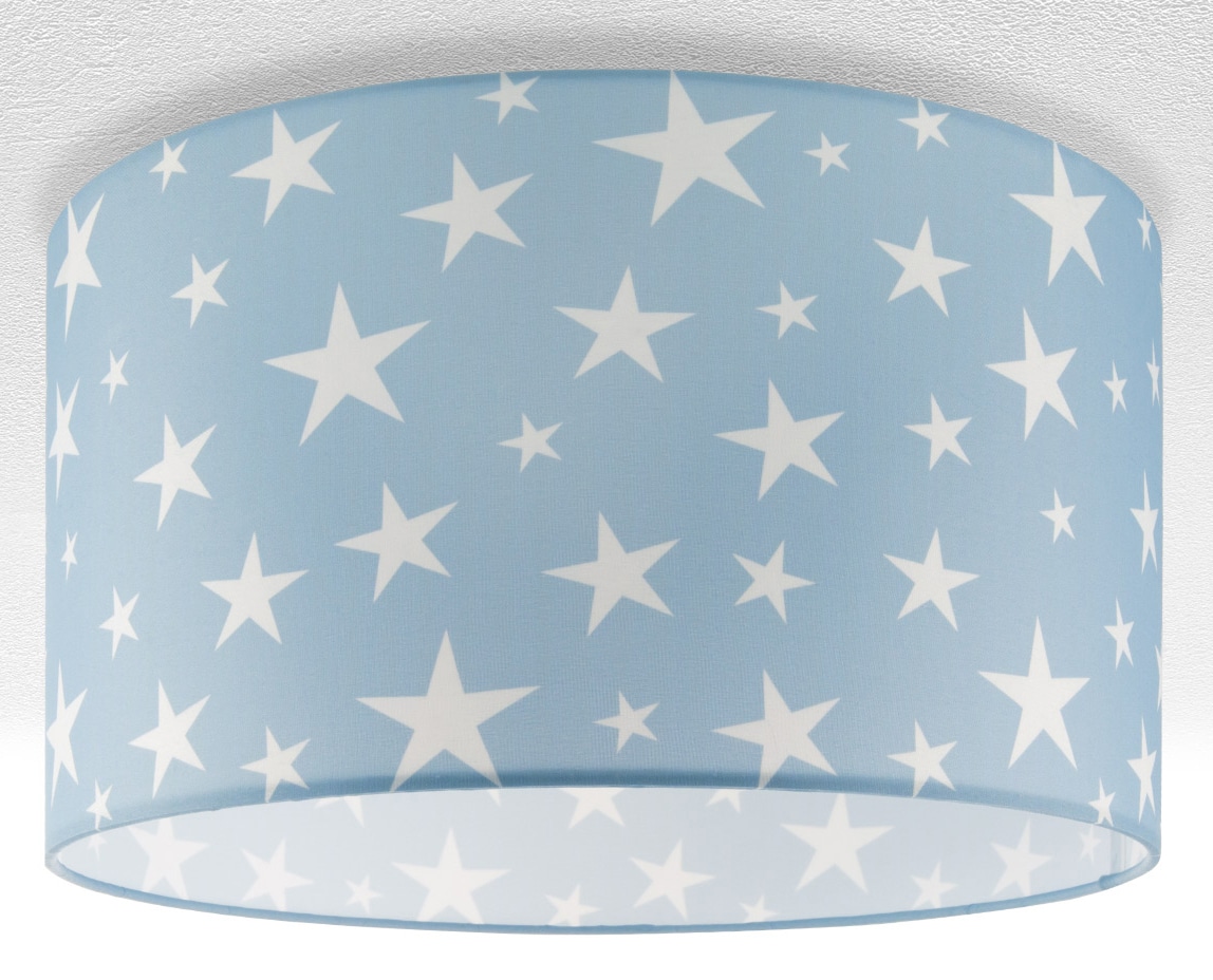 PACO HOME Deckenleuchte "Capri 315", 1, Ø 45,5cm H: 29,5cm, weiß, Kinderzimmer, Leuchten, Kinderlampe Deckenlampe LED Kinderzimmer Sternenhimmel