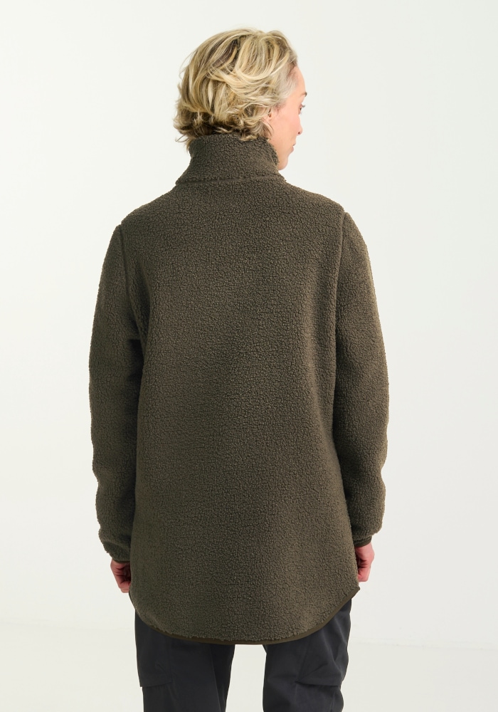 Jack Wolfskin Funktionsmantel »HIGH CURL COAT W« Fleecemantel, warm & winddicht