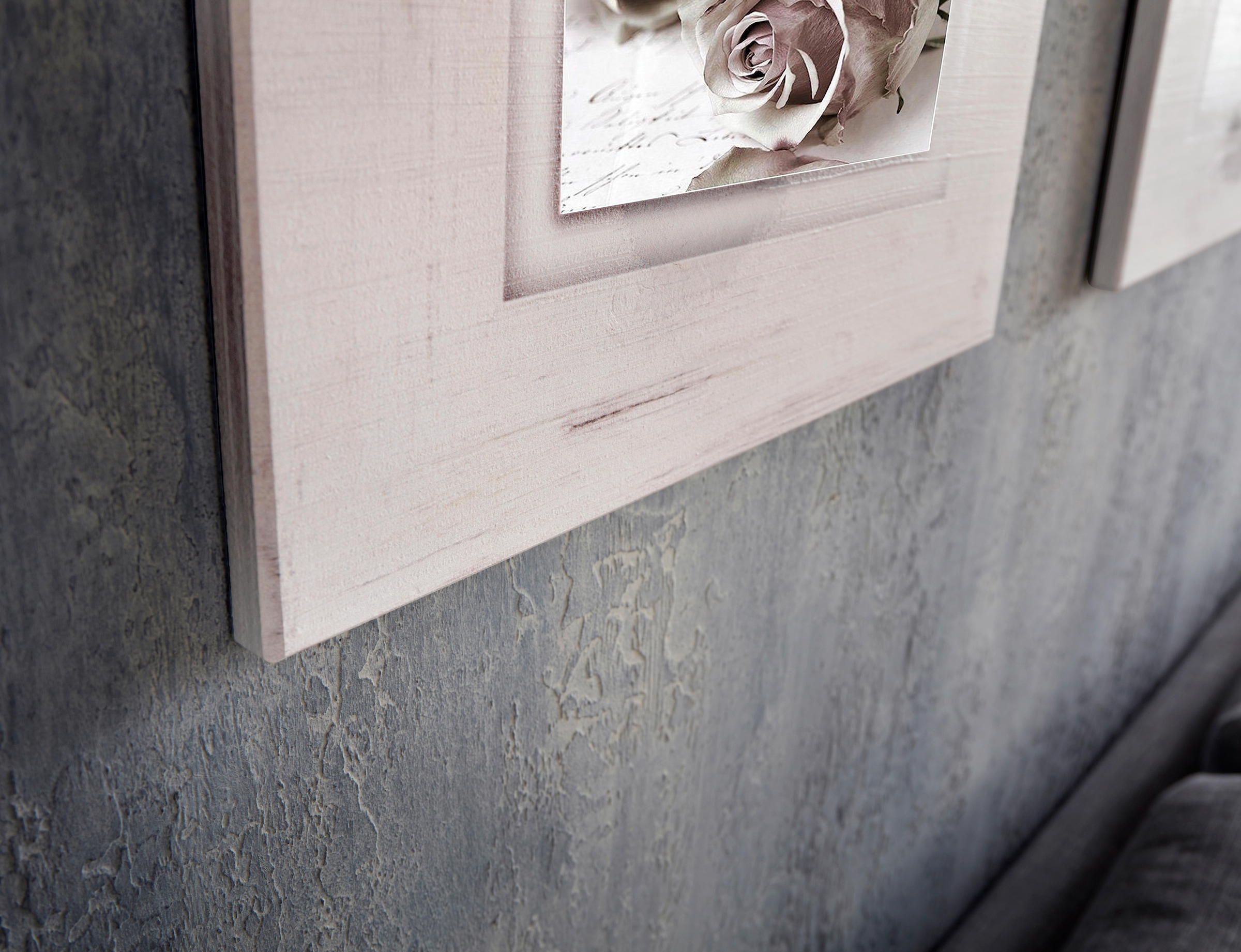 Home affaire Holzbild »Rosen«, 40/40 cm