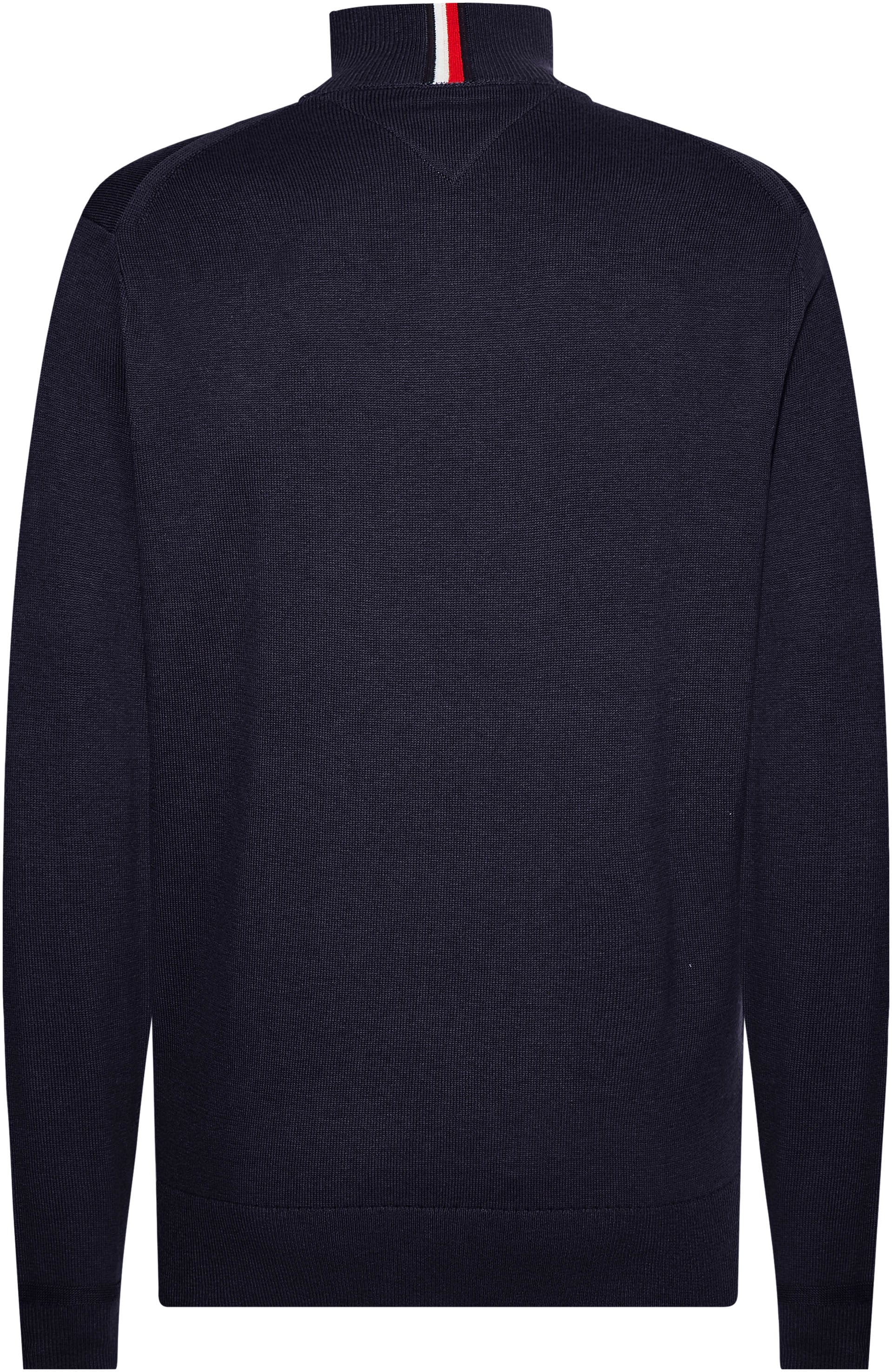 Tommy Hilfiger Troyer »PIMA ORG CTN CASHMERE ZIP MOCK«