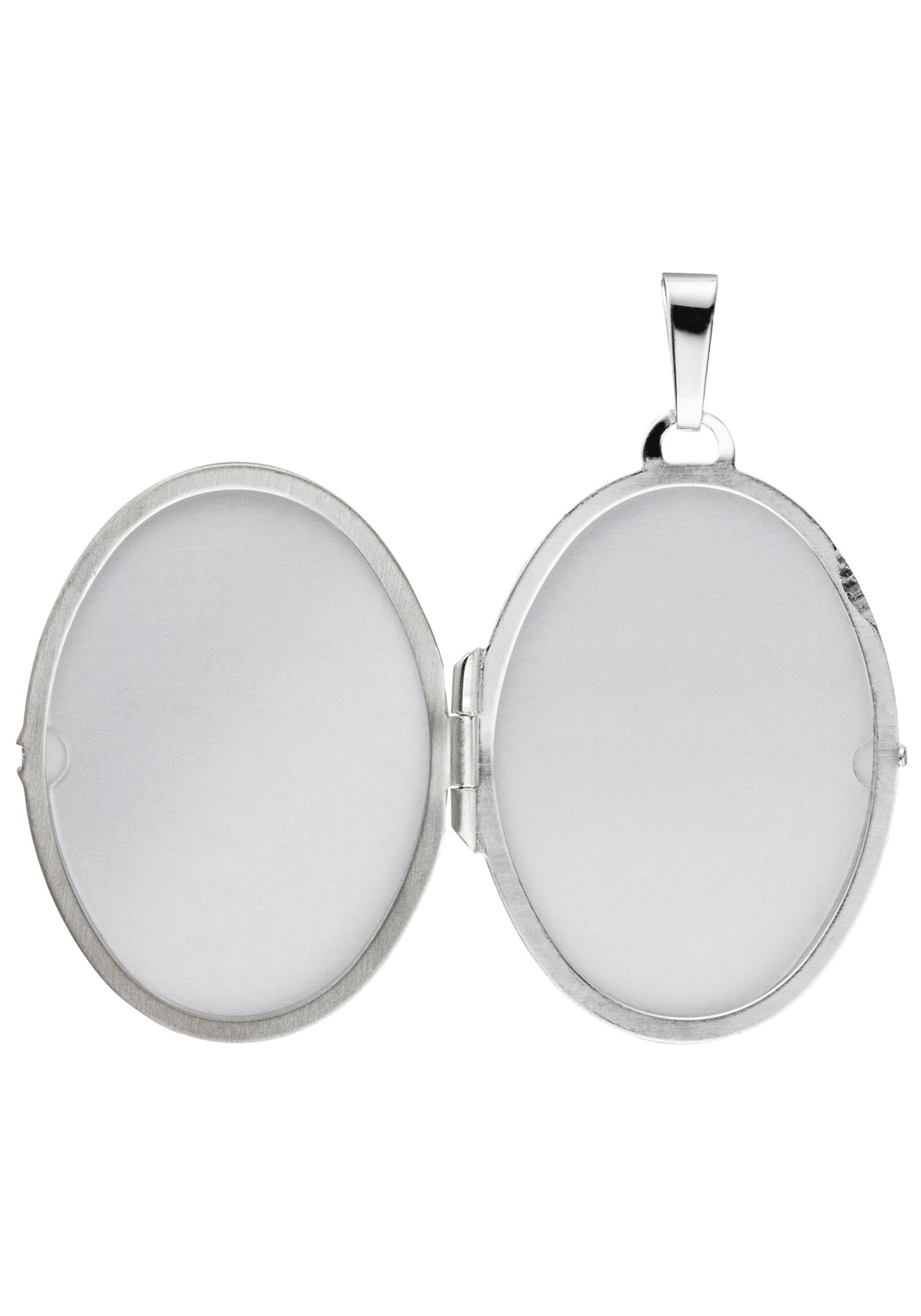 Medallionanhänger JOBO "Anhänger Medaillon oval", silber (silber 925), Schmuckanhänger, Damen, Silber 925 (Sterlingsilber), 925 Silber 2