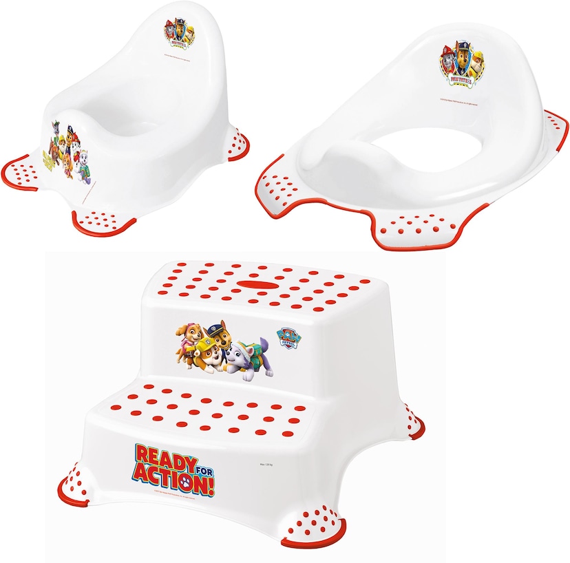 roba® Kinderregal »Paw Patrol, weiß«, inklusive 5 Stoffboxen in 2 Größen |  BAUR