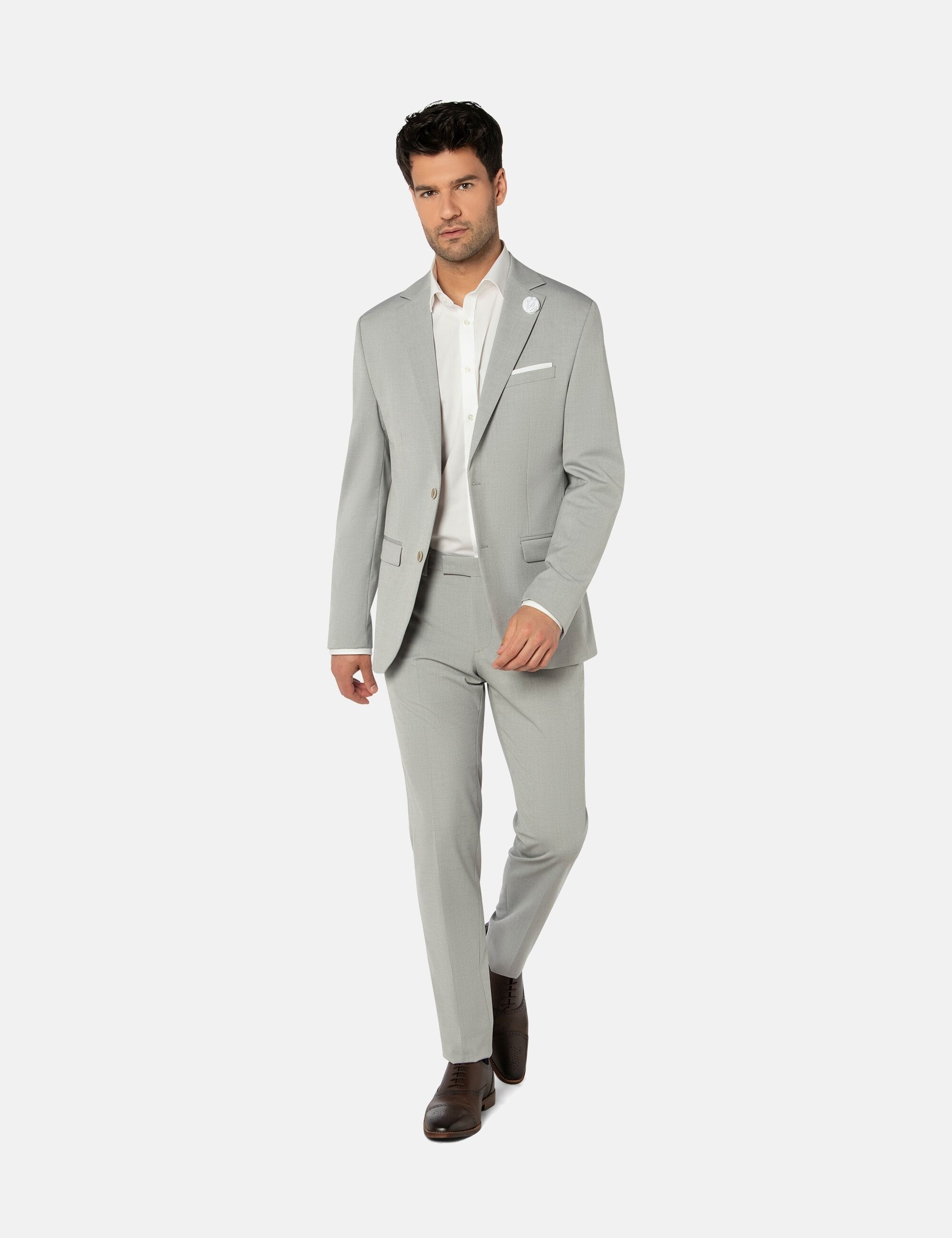 Thomas Goodwin Anzug "3024-90", (2 tlg.), slim fit, mit modischen Accessoir günstig online kaufen