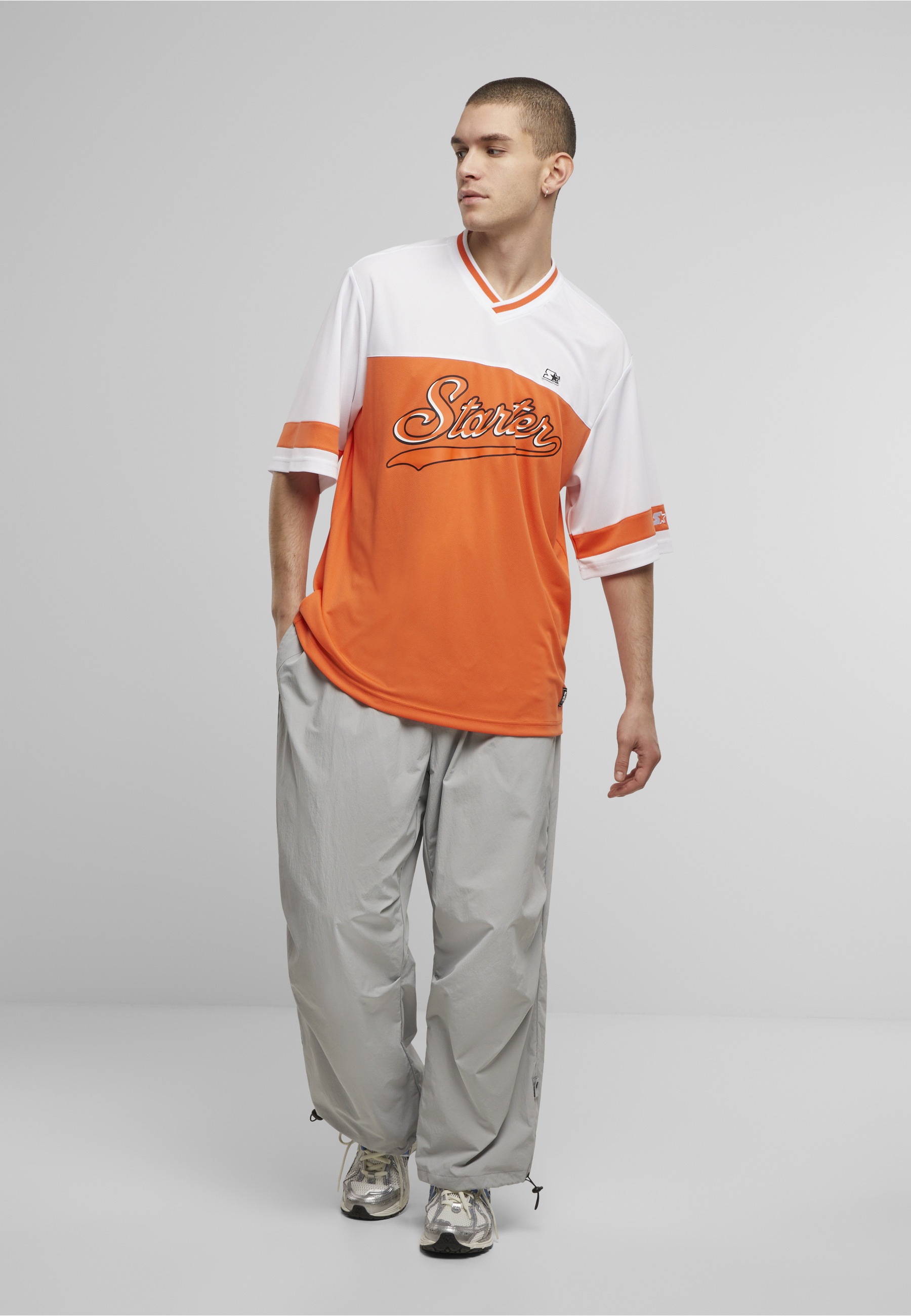 Starter Black Label T-Shirt »Starter Black Label Starter V-Neck Mesh Tee« 1 Stk.