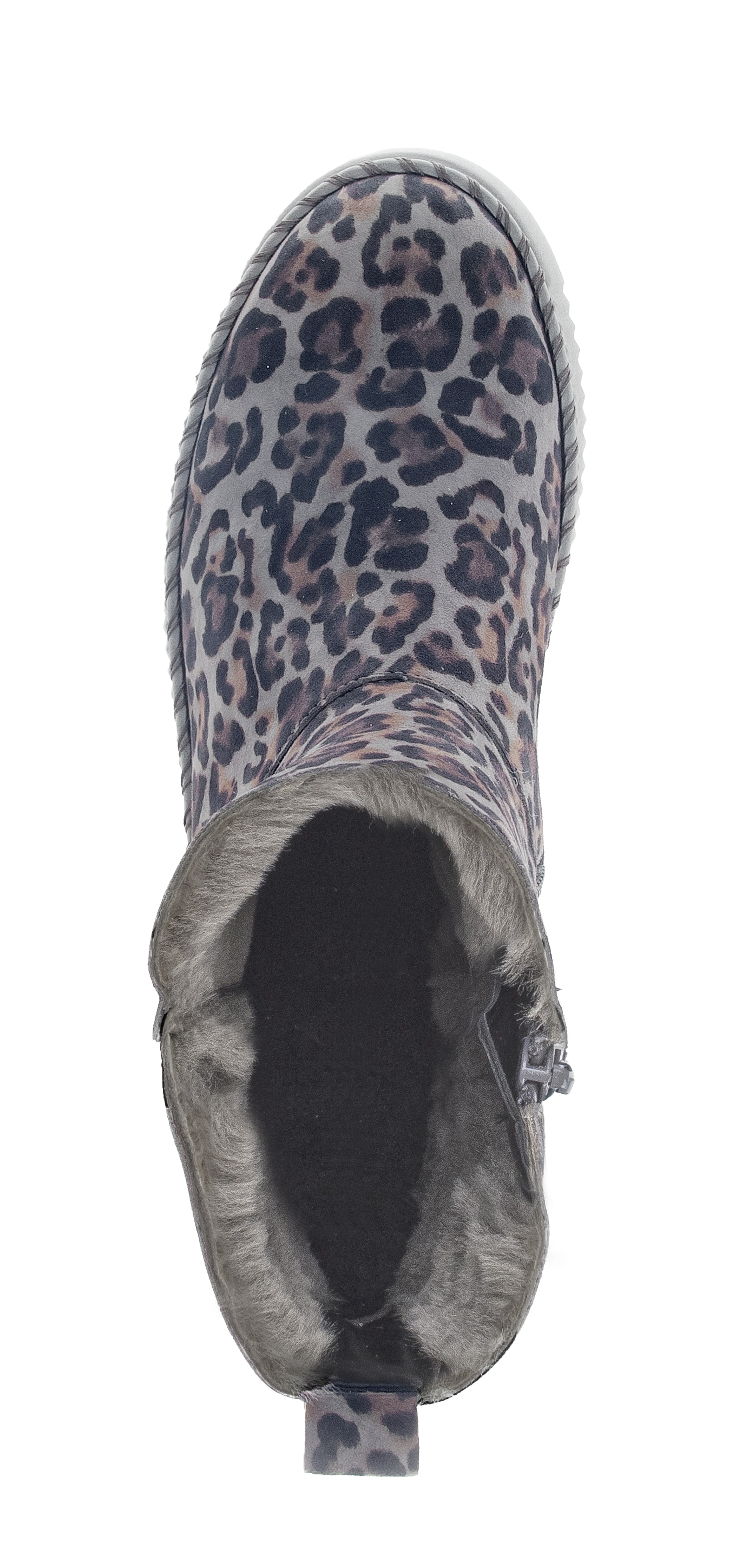 Gabor Women's Winter Ankle Boots Gray Leopard Size 37 8
