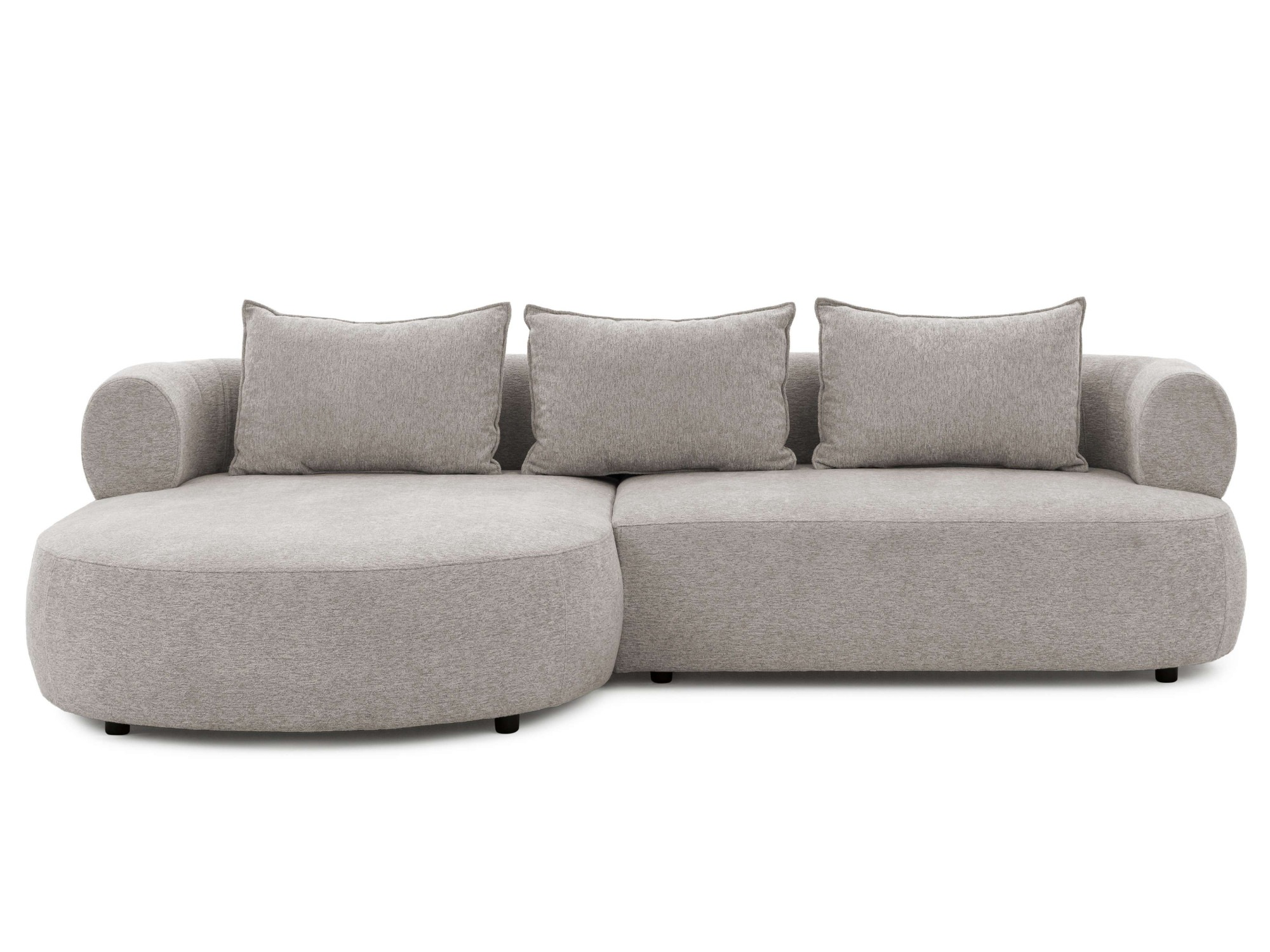 Home affaire Ecksofa "LUSSAC L-Form Design-Sofa mit Zierkissen, Maße B/T/H: günstig online kaufen