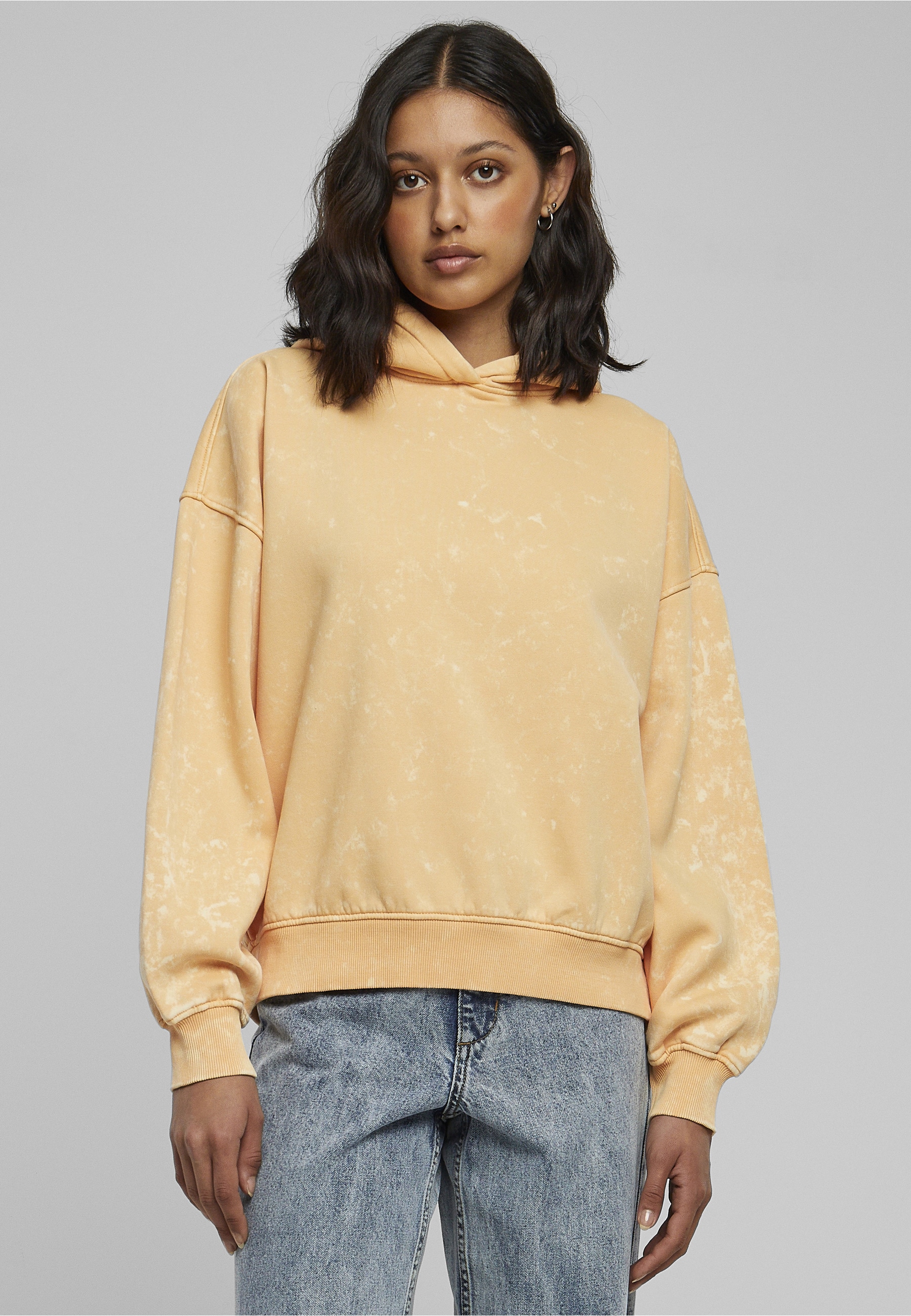 URBAN CLASSICS Kapuzenpullover »Urban Classics Damen Ladies Oversized Towel Washed Hoody« 1 Stk.