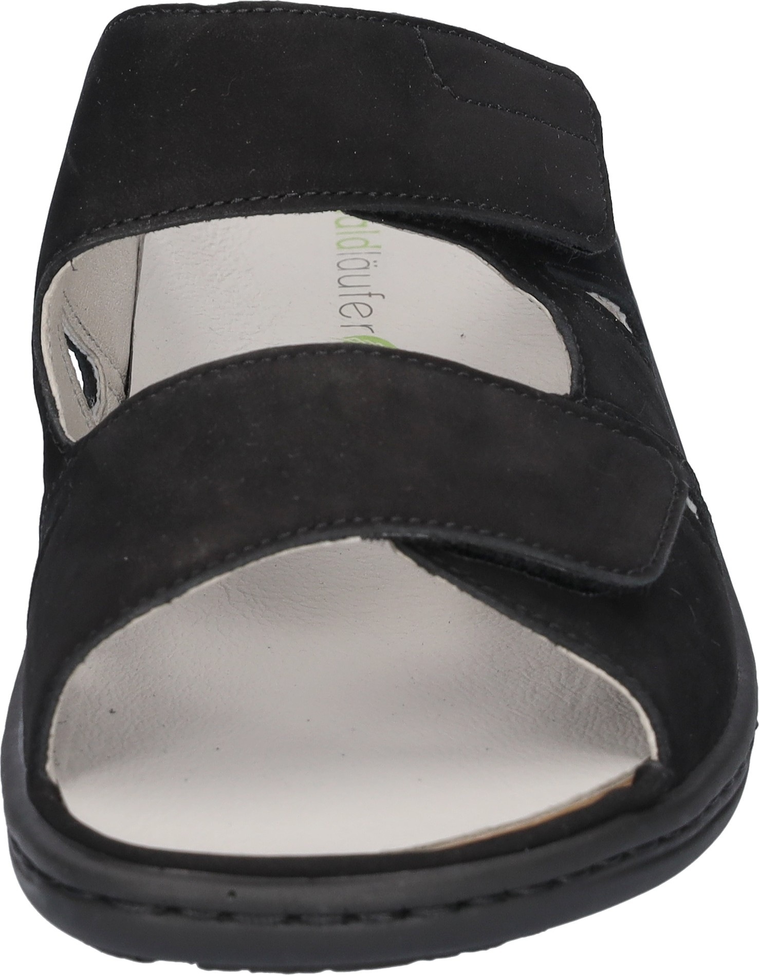 Waldläufer Pantolette »HERIA«, Sommerschuh, Komfortschuh, Hausschuh in Weite H, mit Klettverschlüsse