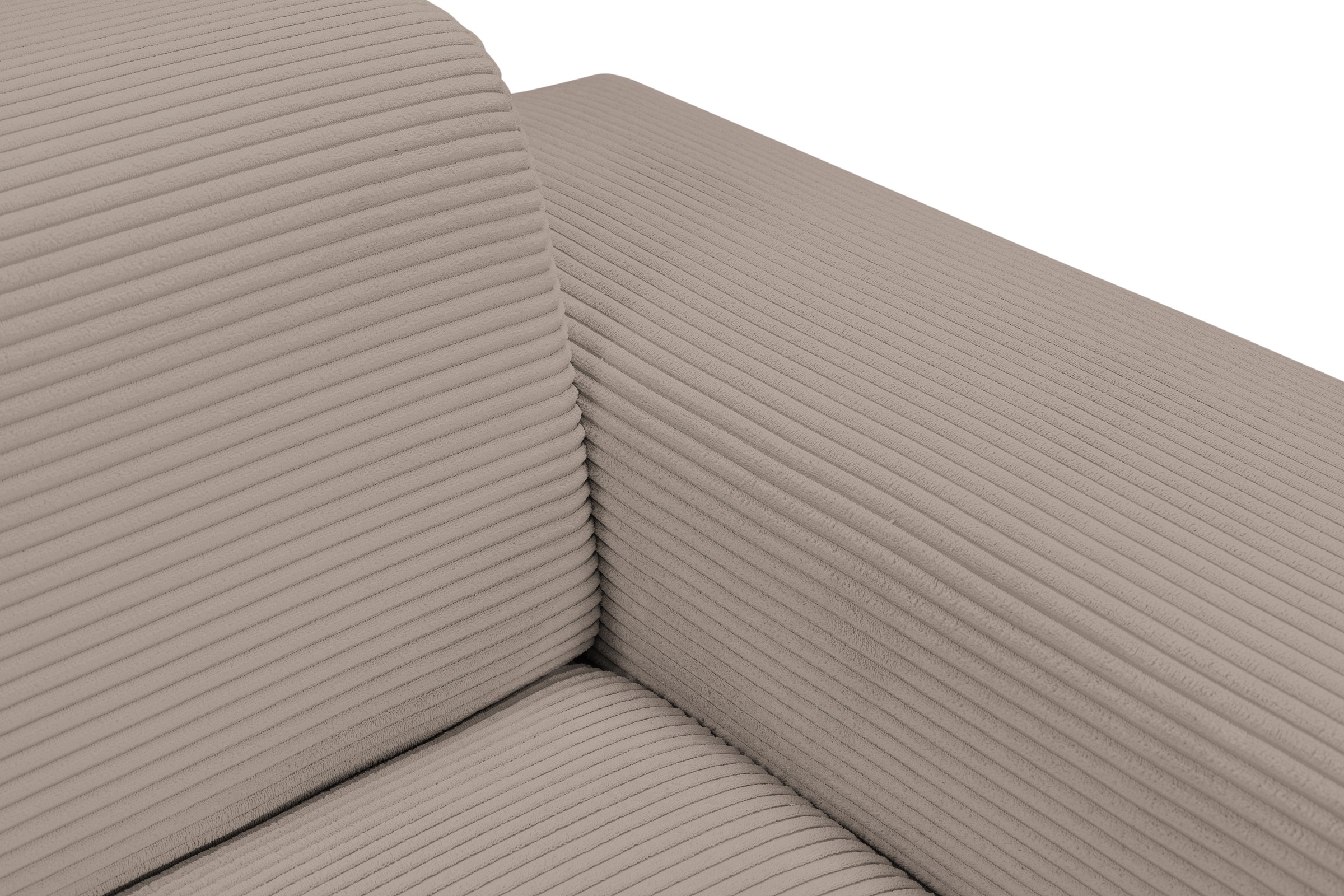 WERK2 Wohnlandschaft »Zeus U-Form«, Curvy Trend Wohnlandschaft mit urbaner Optik auch in weichem Cord