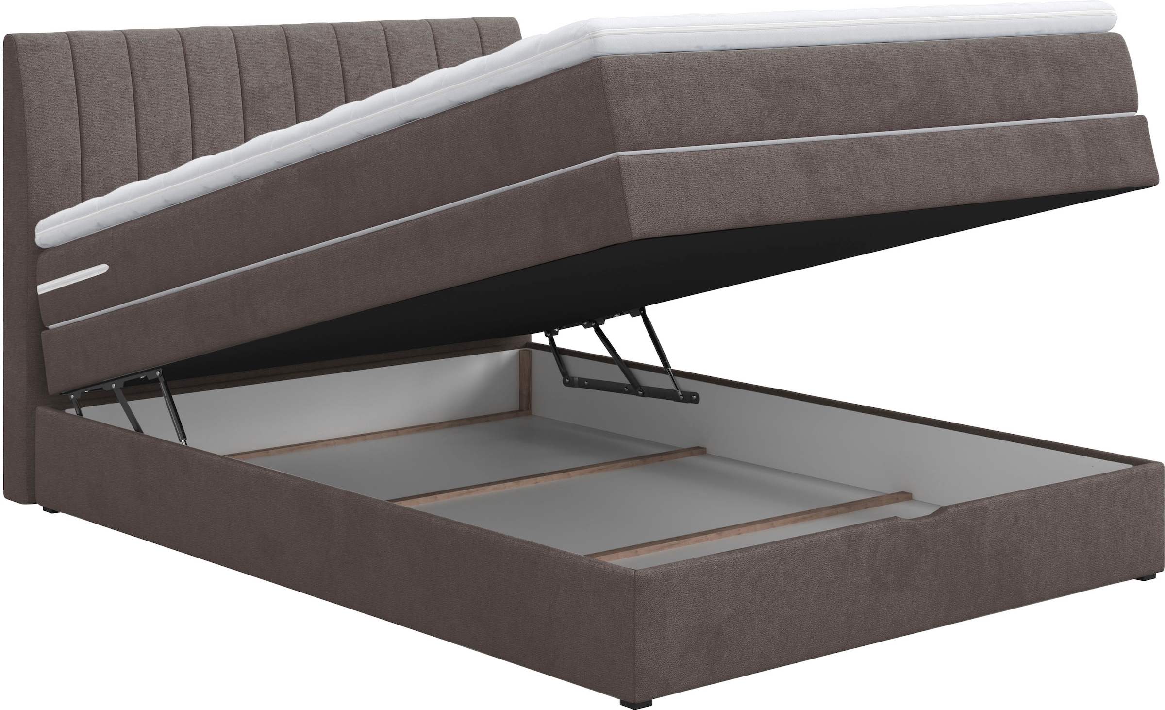COTTA Boxspringbett »Shark inkl. Bettkasten und Topper«, erhältlich in den Breiten 140x200cm, 160x200cm und 180x200cm