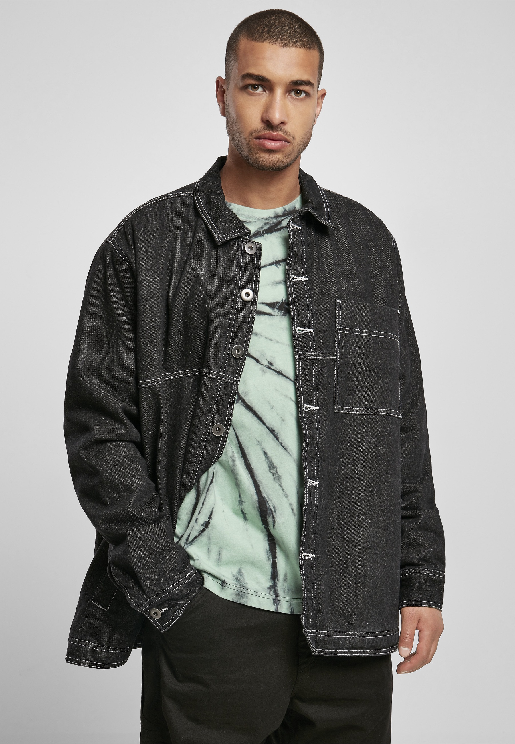 URBAN CLASSICS Langmantel "Urban Classics Herren Oversized Trucker Jacket" günstig online kaufen