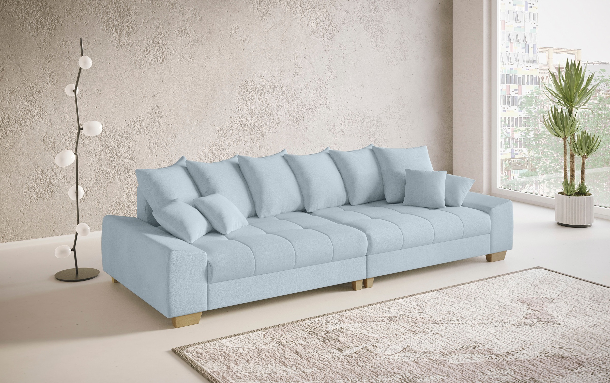 Mr. Couch Big-Sofa "Nikita II", Wahlweise mit Kaltschaumpolsterung, bis 140 günstig online kaufen