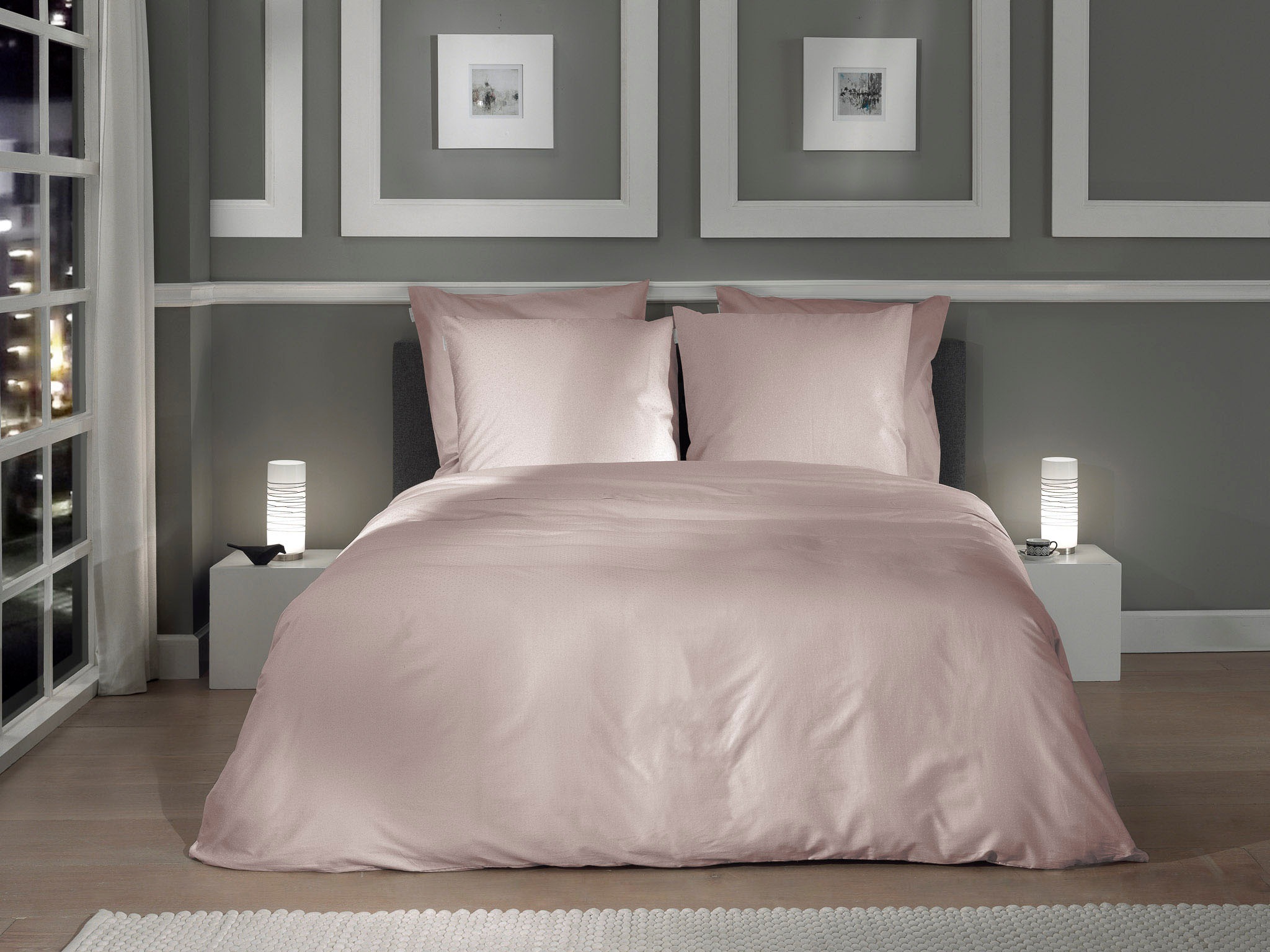 Heckett & Lane Bettwäsche "Punto" 3 Stk. tlg. gepunktet, 100% Baumwolle ab günstig online kaufen