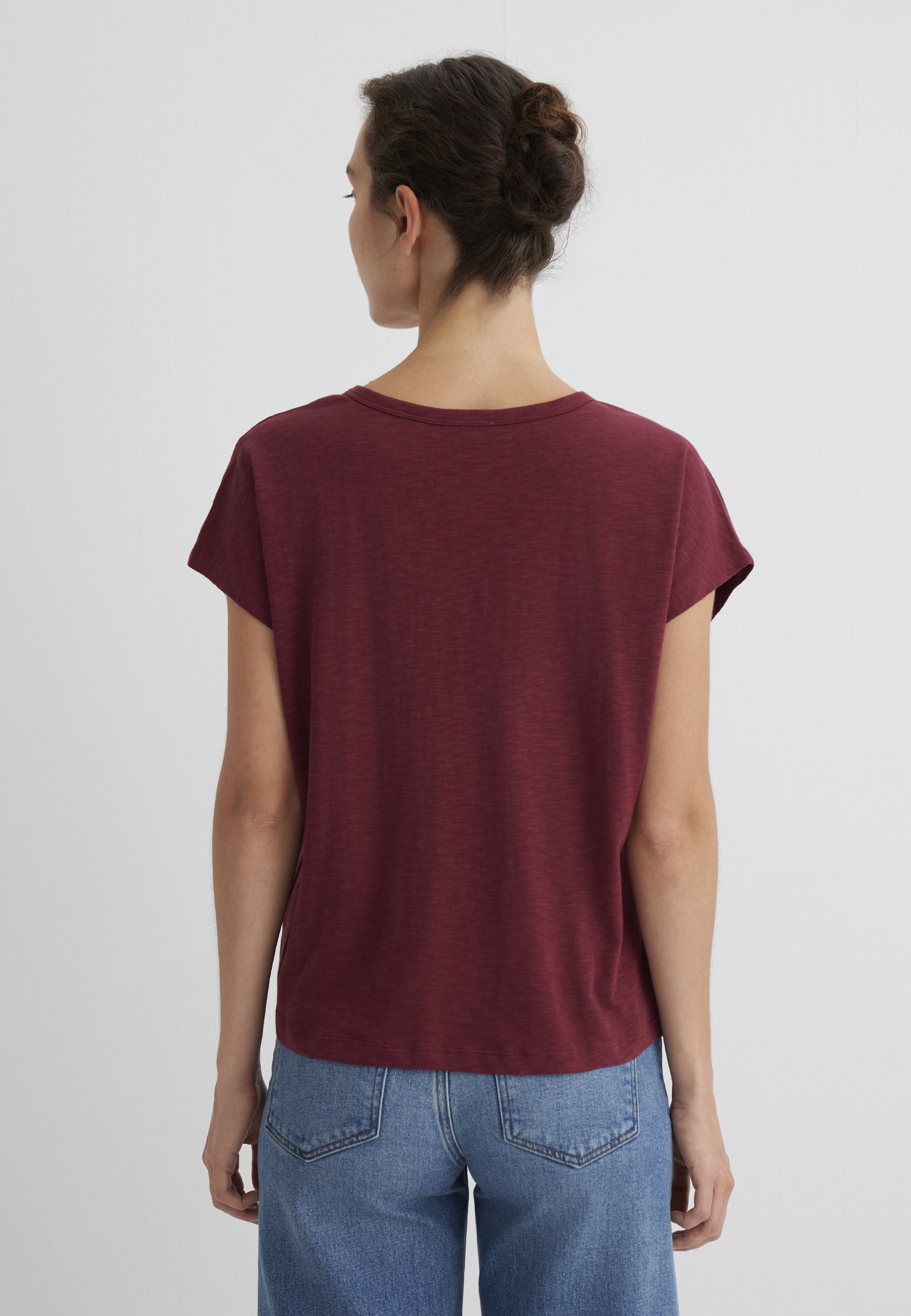 Mavi T-Shirt »SHORT SLEEVE BASIC«, T-Shirt V-Neck