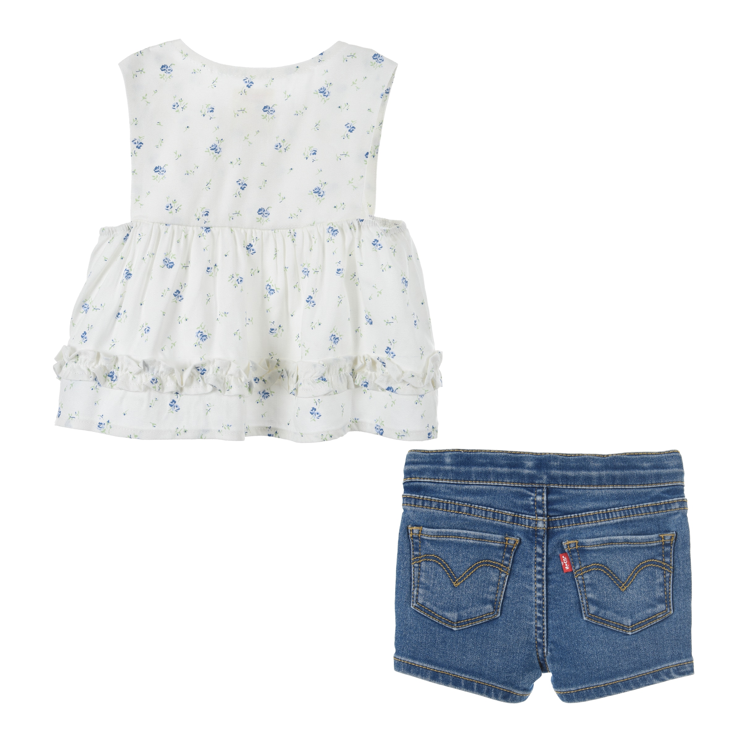 Levi's® Kids Top & Shorts, mit Blümchenprint