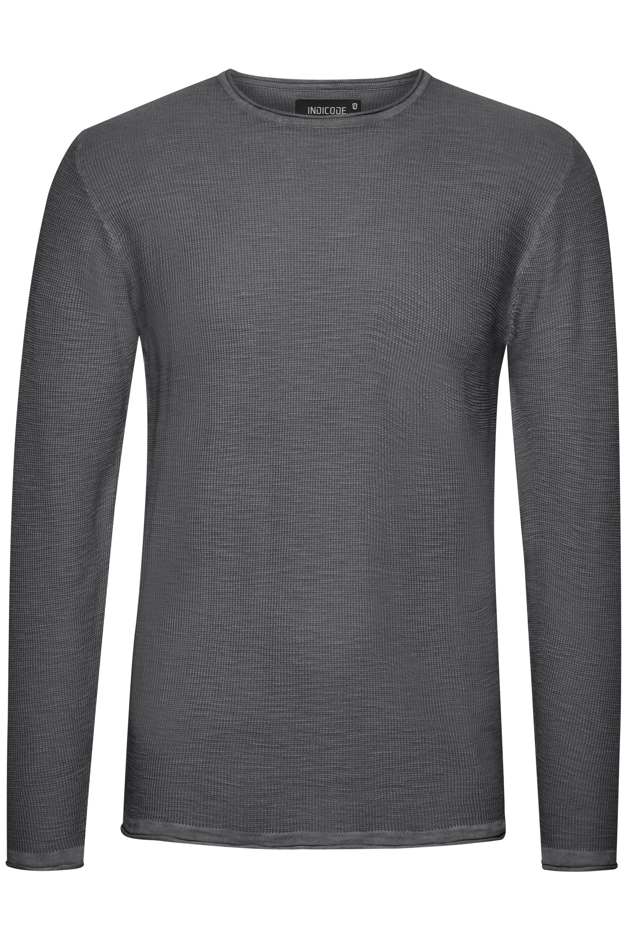 Indicode Strickfleece-Pullover "Strickpullover IDKarpo"