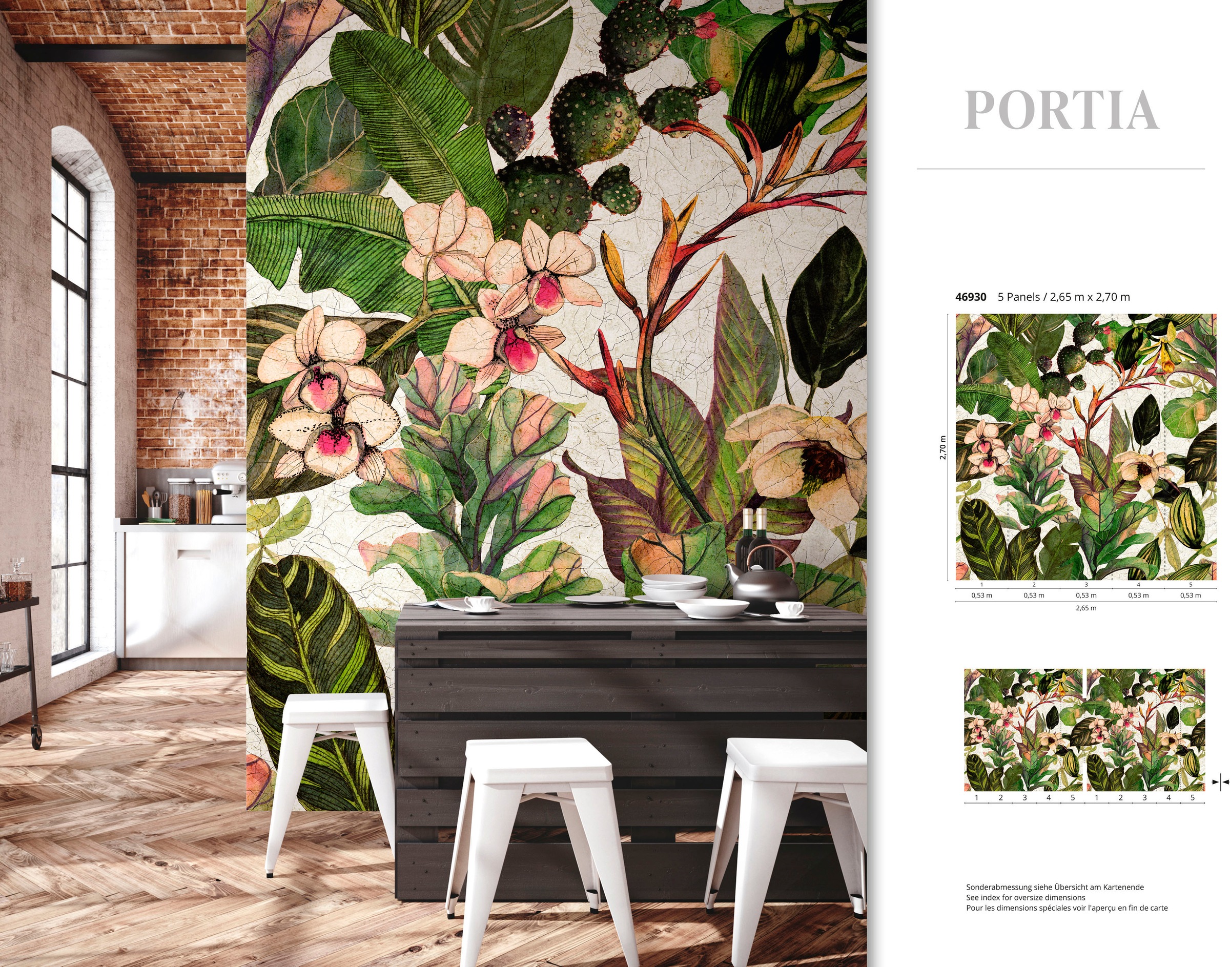 Marburg Fototapete »Portia«, matt, moderne | BAUR Vliestapete kaufen für Wohnzimmer online Küche Schlafzimmer