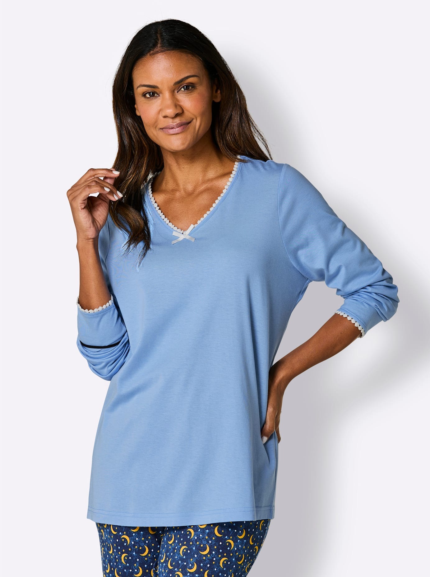 wäschepur Pyjamaoberteil "Schlafanzug-Shirt" 1 Stk. tlg. günstig online kaufen