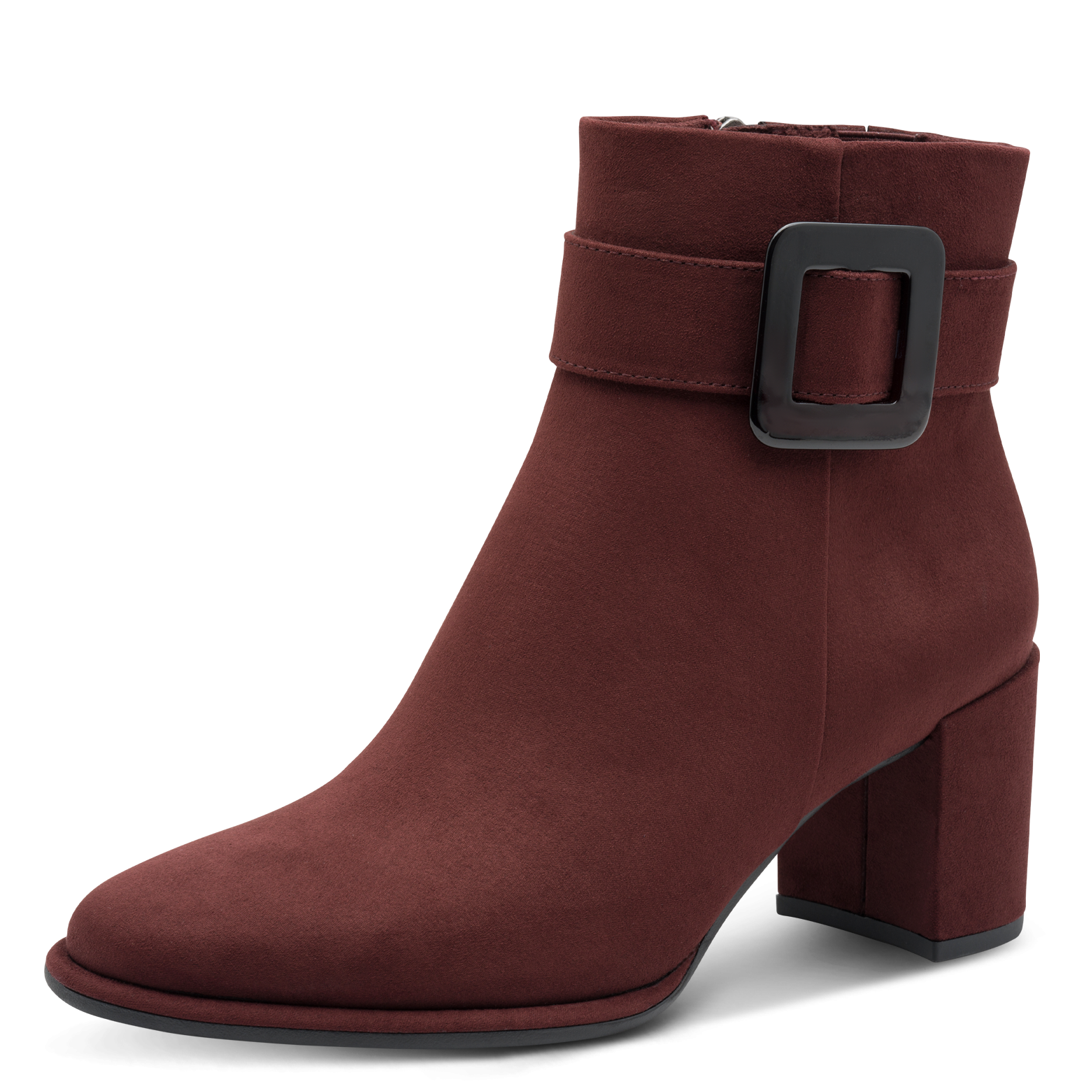MARCO TOZZI Stiefelette, Blockabsatz, Ankleboots mit modischer Zierschnalle