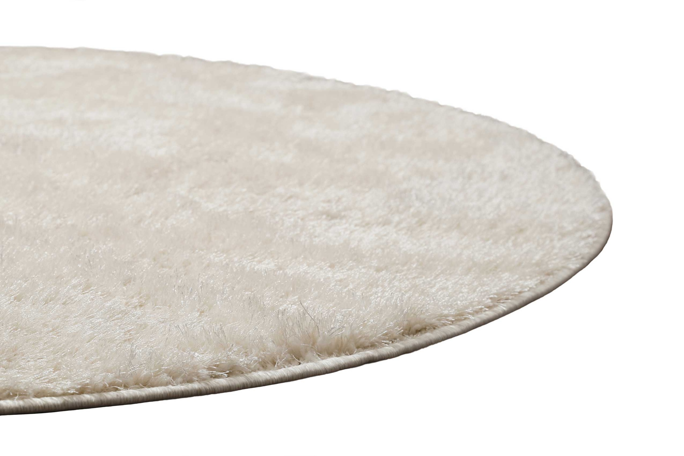 Homie Living Teppich "Flavio" rund 30 mm Höhe Hochflor, gewebt, weich, uni, günstig online kaufen