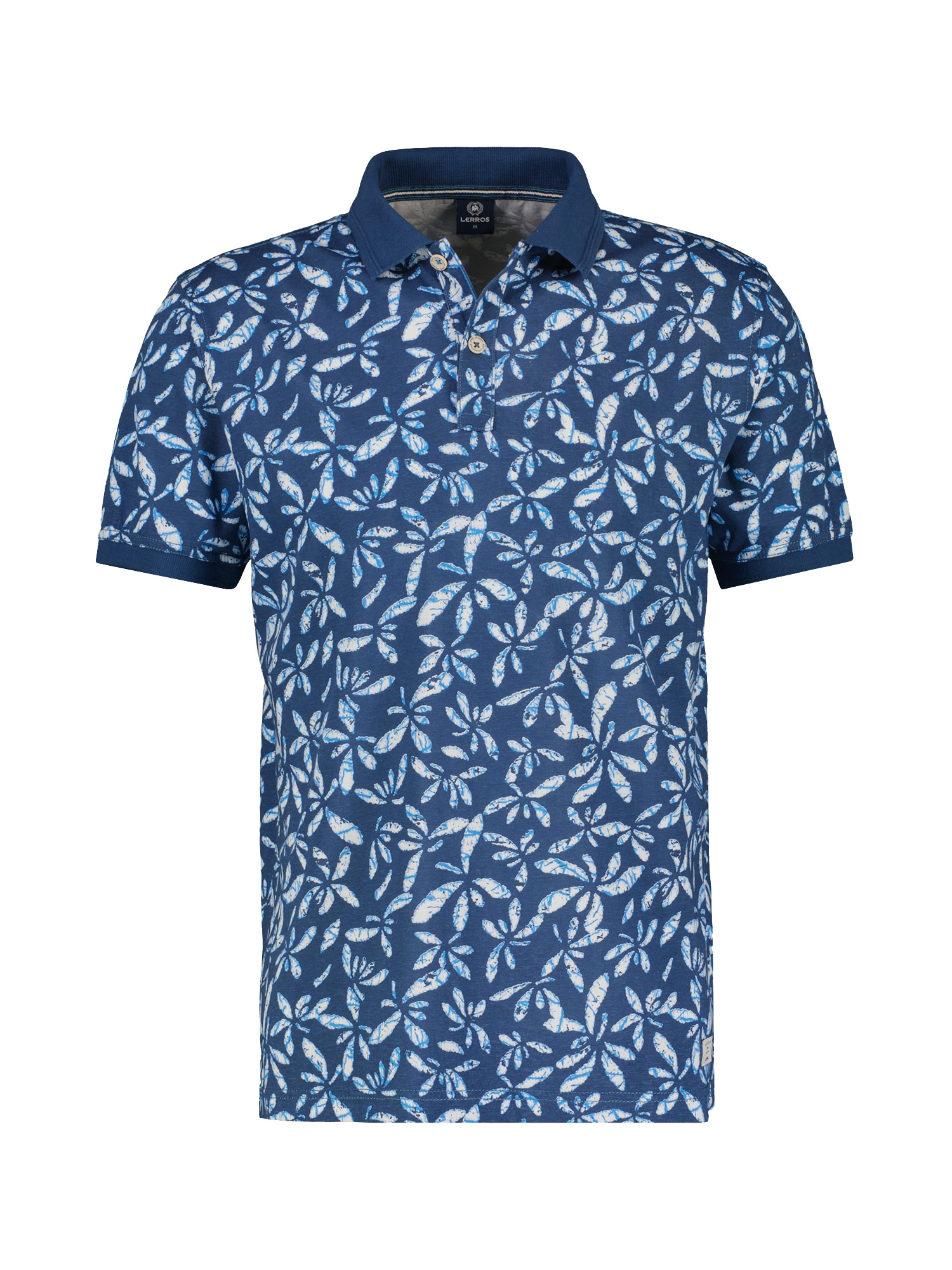 Poloshirt »LERROS Herren Poloshirt mit floralem Alloverprint«