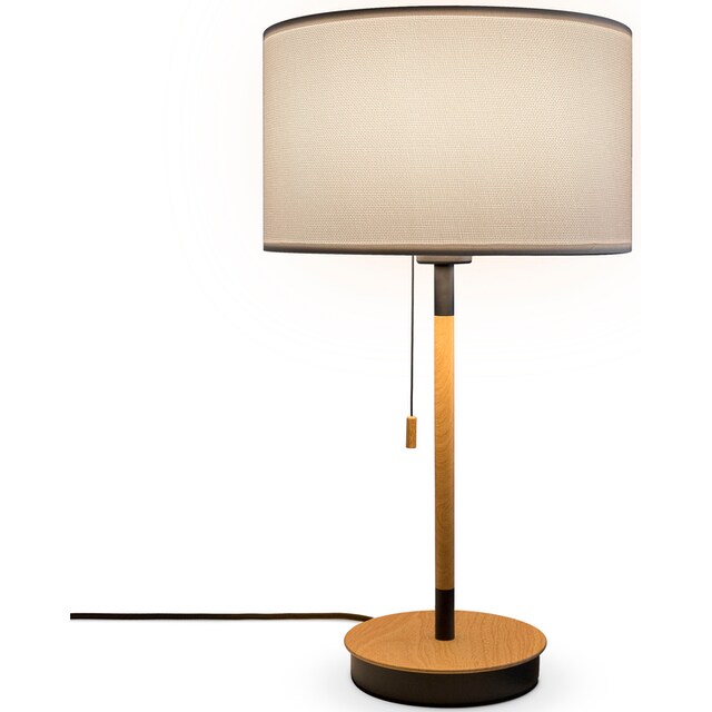 | Tischleuchte Home »EKO BAUR Skandinavisch bei CANVAS UNI Paco Vintage Stofflampe COLOR«, Mit Sale Nacht Schalter