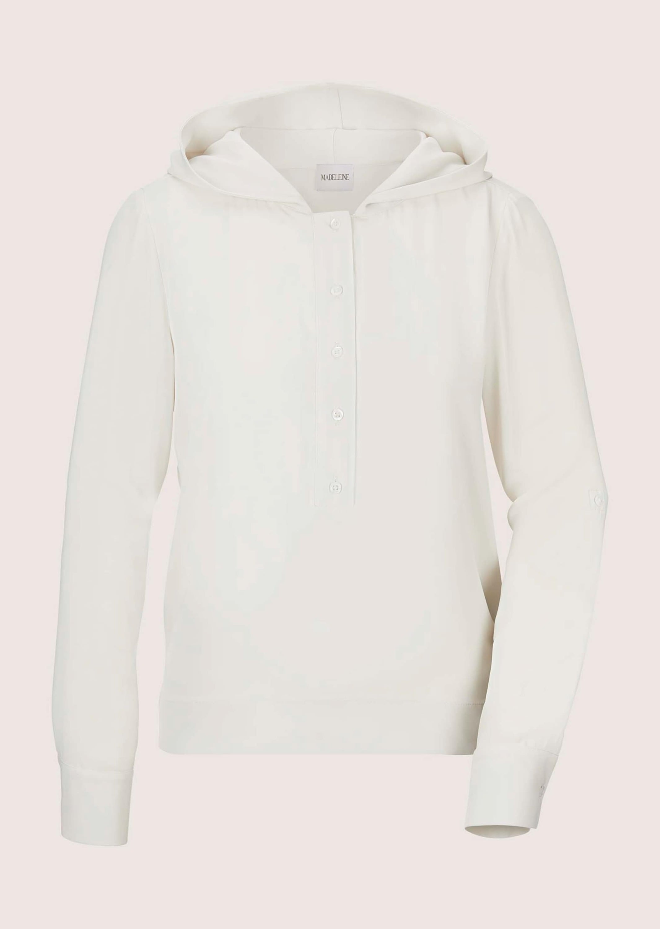 MADELEINE Langarmbluse "Bluse Schlupfbluse mit Kapuze" günstig online kaufen
