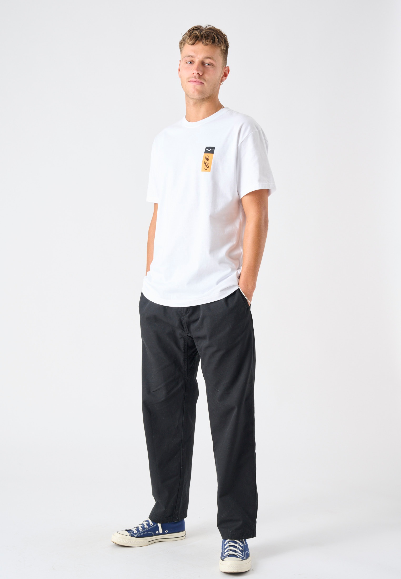 Cleptomanicx T-Shirt »Mowe Techno«, (1 tlg.), Mit Logo-Applikation