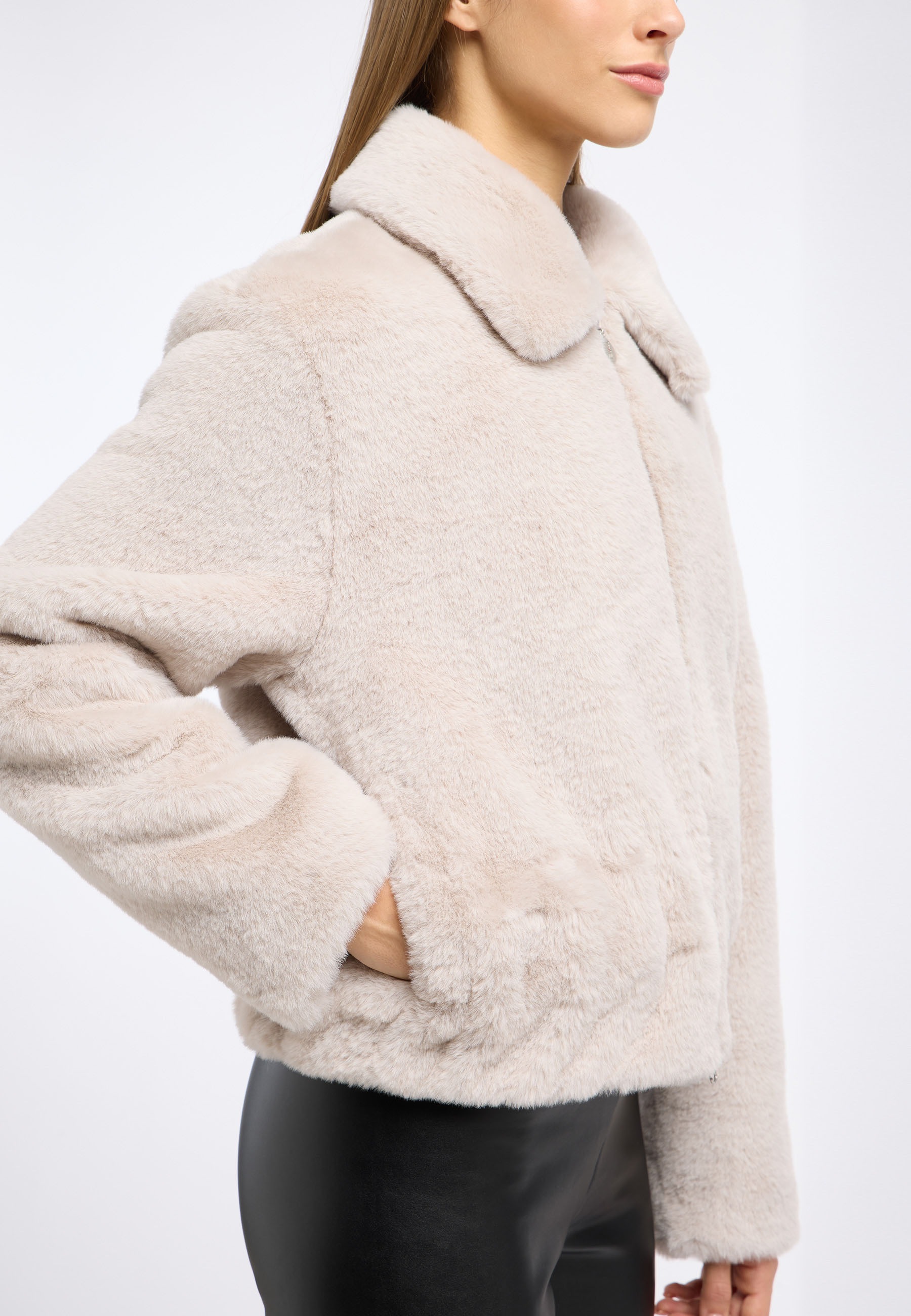 Frieda & Freddies Winterjacke »Frieda & Freddies Faux-Fur-Jacke«
