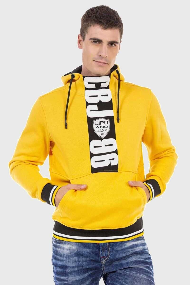 Cipo & Baxx Kapuzenpullover "Sweatshirts" 1 Stk. mit Markenprint günstig online kaufen