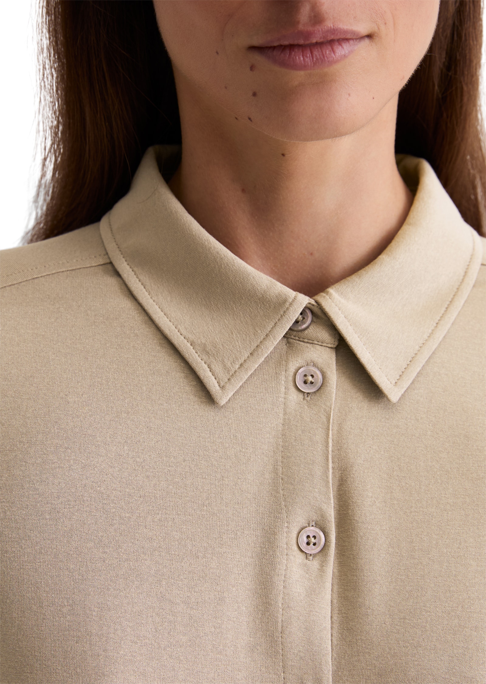 Marc O'Polo Blusenshirt im hüftlangen Schnitt