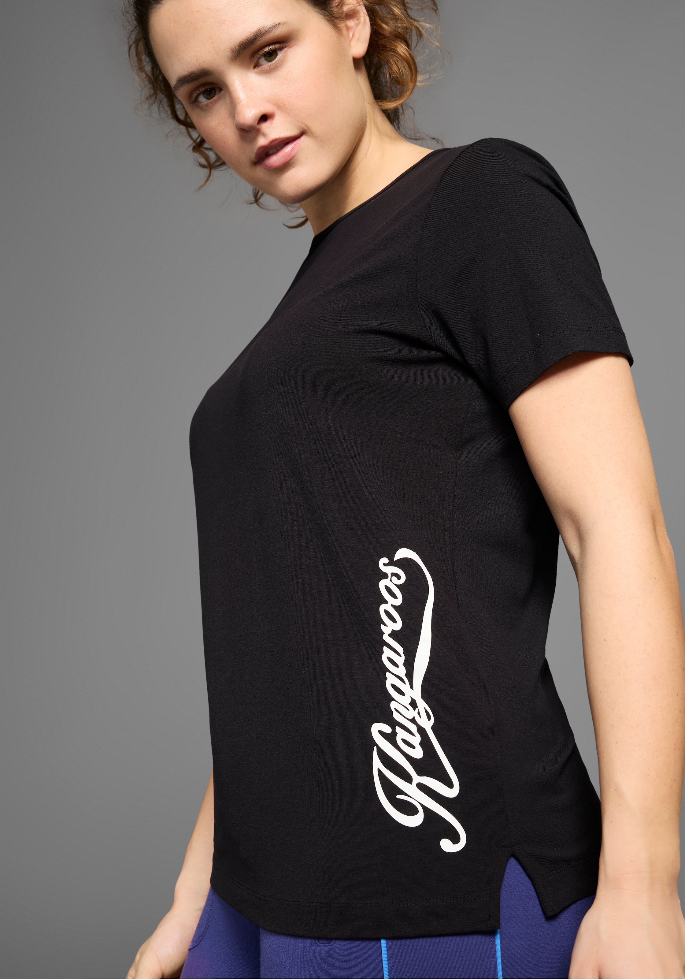 KangaROOS T-Shirt, Kurzarm, casual, unifarben, große Größen günstig online kaufen