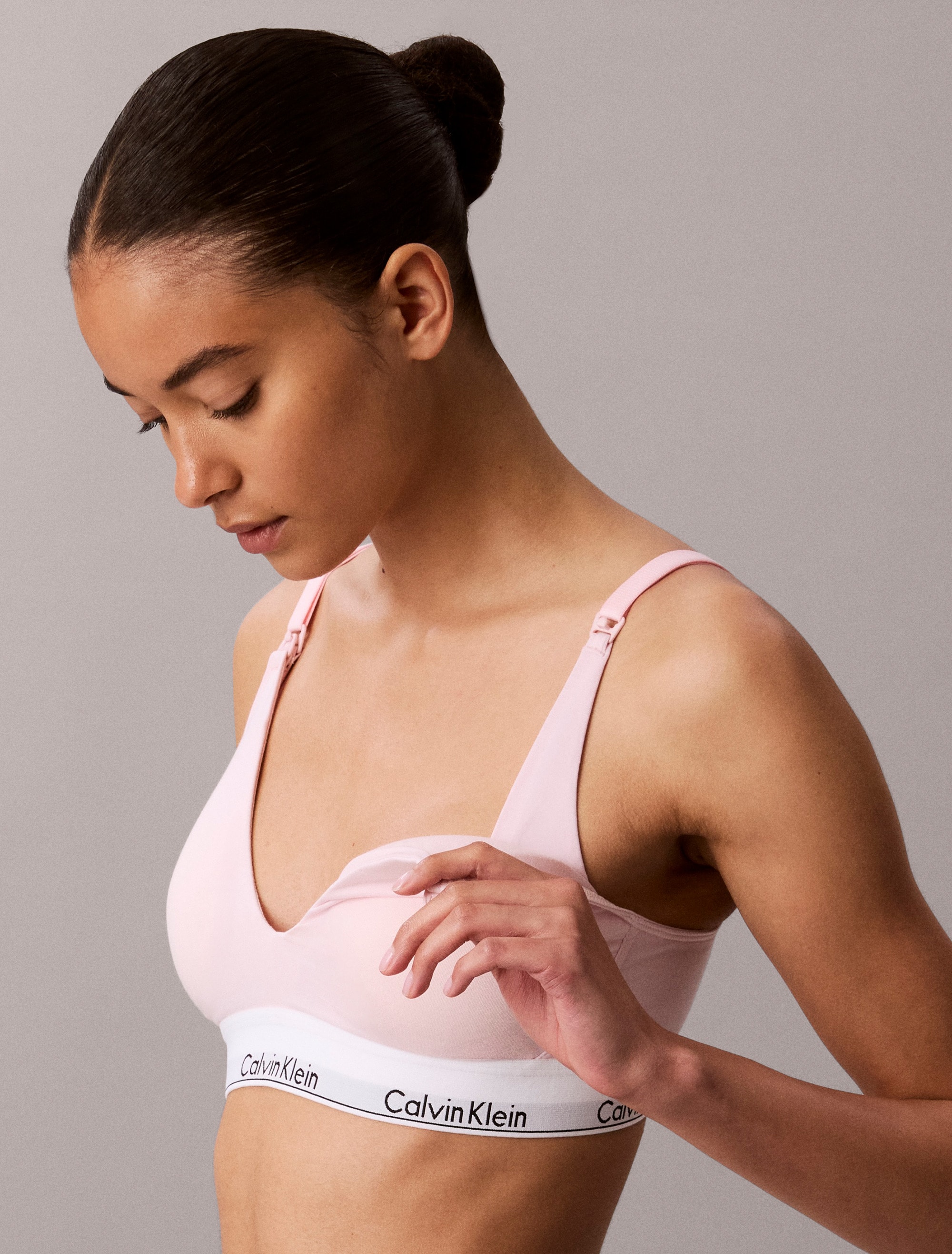 Calvin Klein Underwear Schalen-BH »MATERNITY LIGHTLY LINED TRIANGLE« Körpernahe Passform mit elastischem Bund
