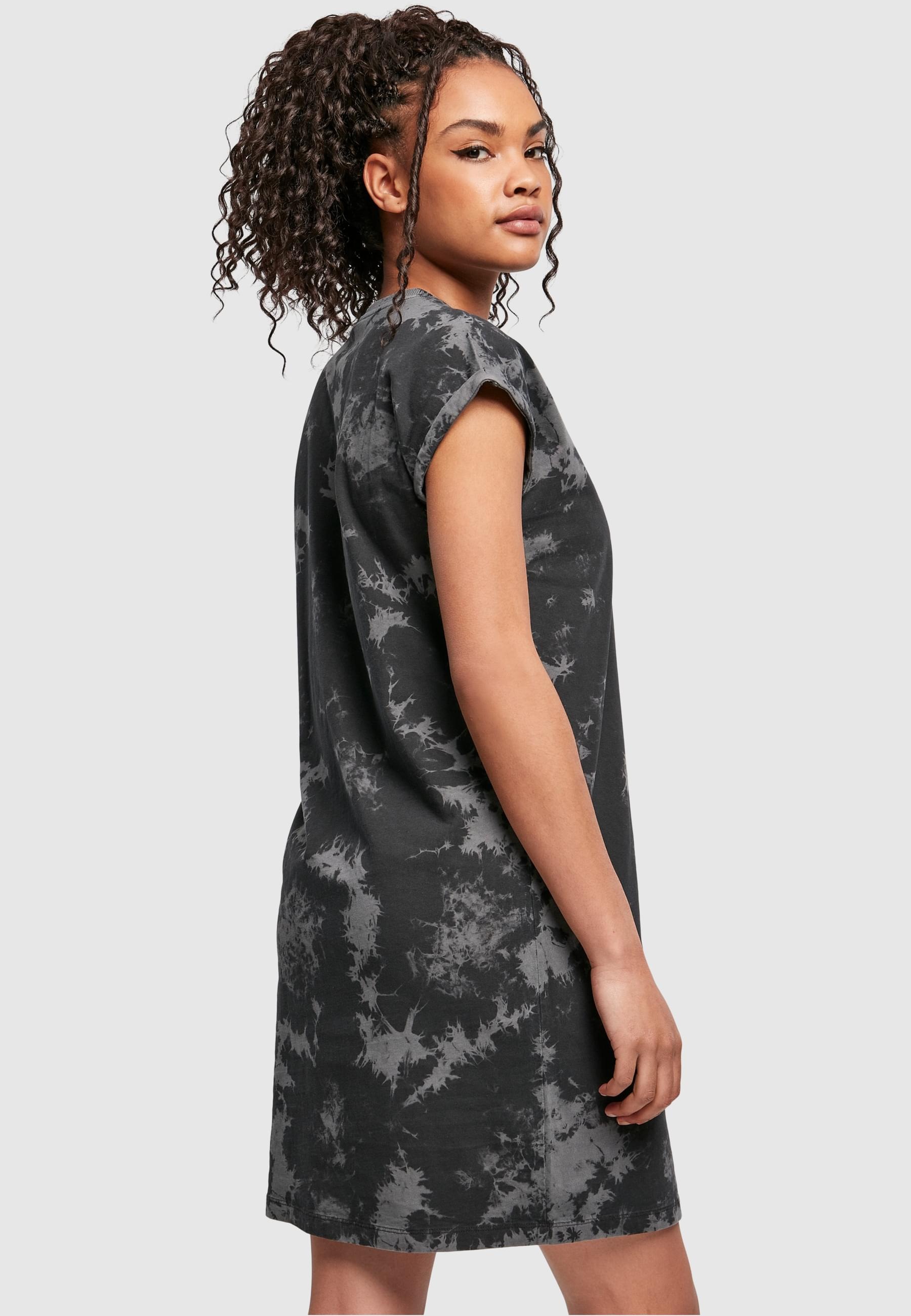 URBAN CLASSICS Shirtkleid »Urban Classics Damen Ladies Bleached Dress«, (1 tlg.)